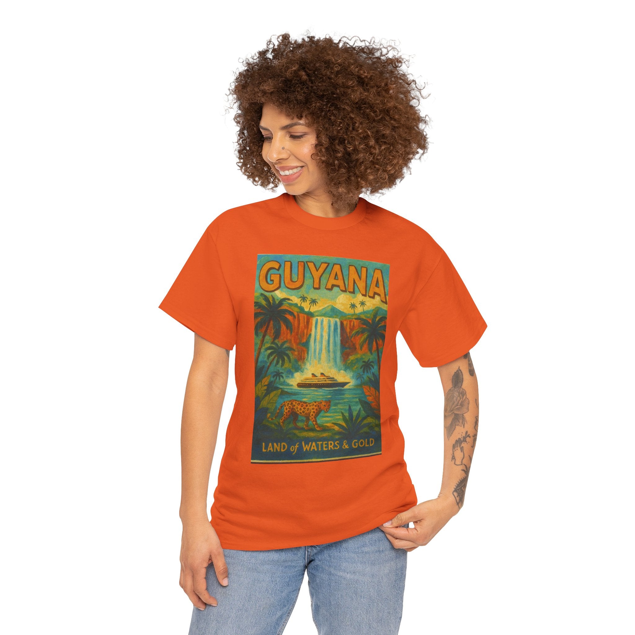 Guyana - Kaieteur Falls Vintage Travel T-Shirt
