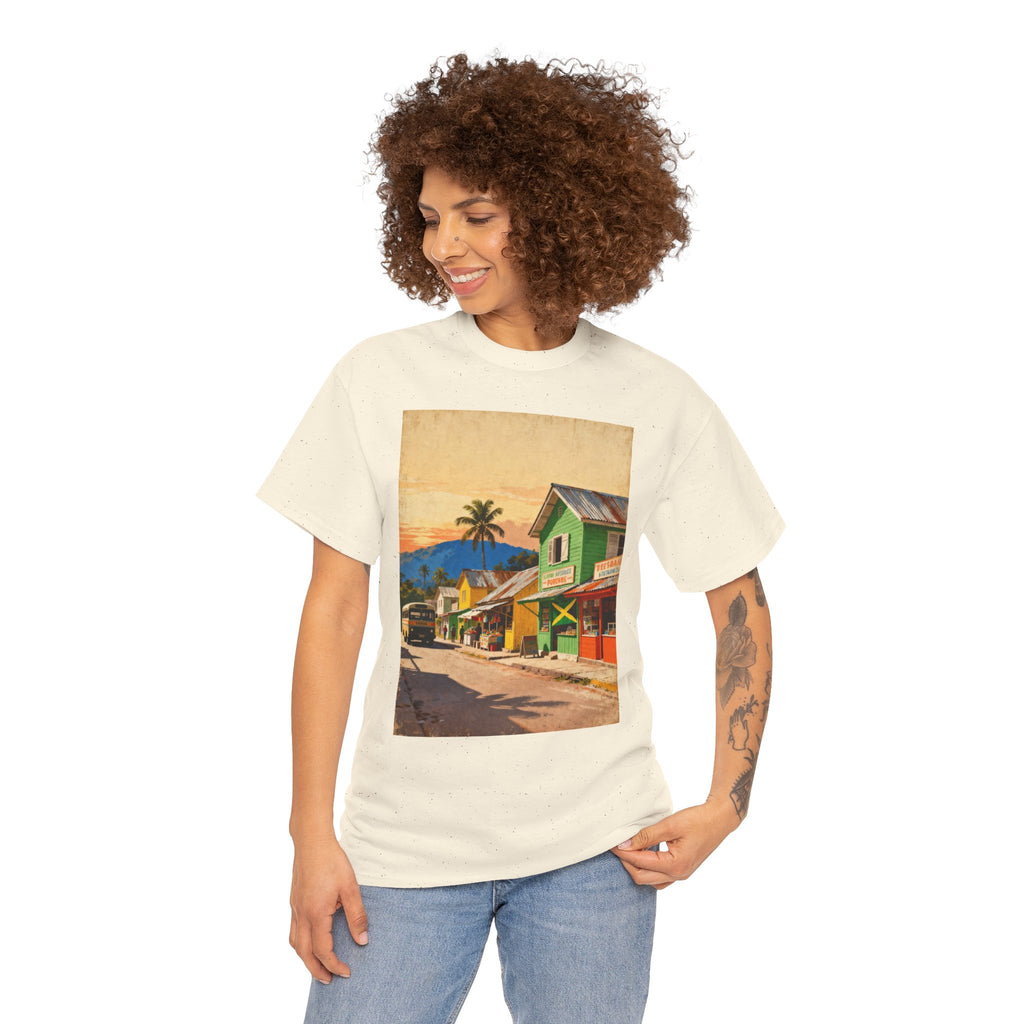 Jamaica Street Scene Vintage T‑Shirt