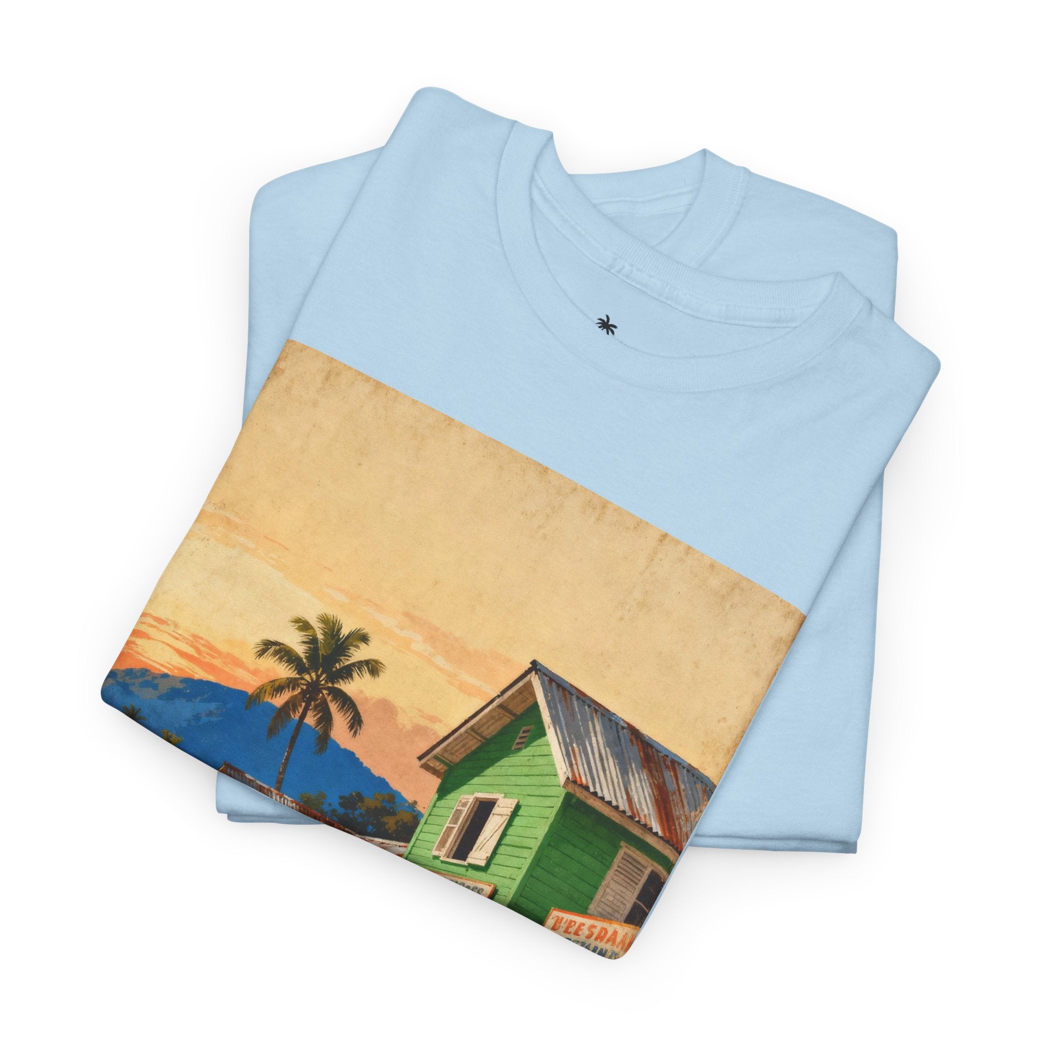 Jamaica Street Scene Vintage T‑Shirt