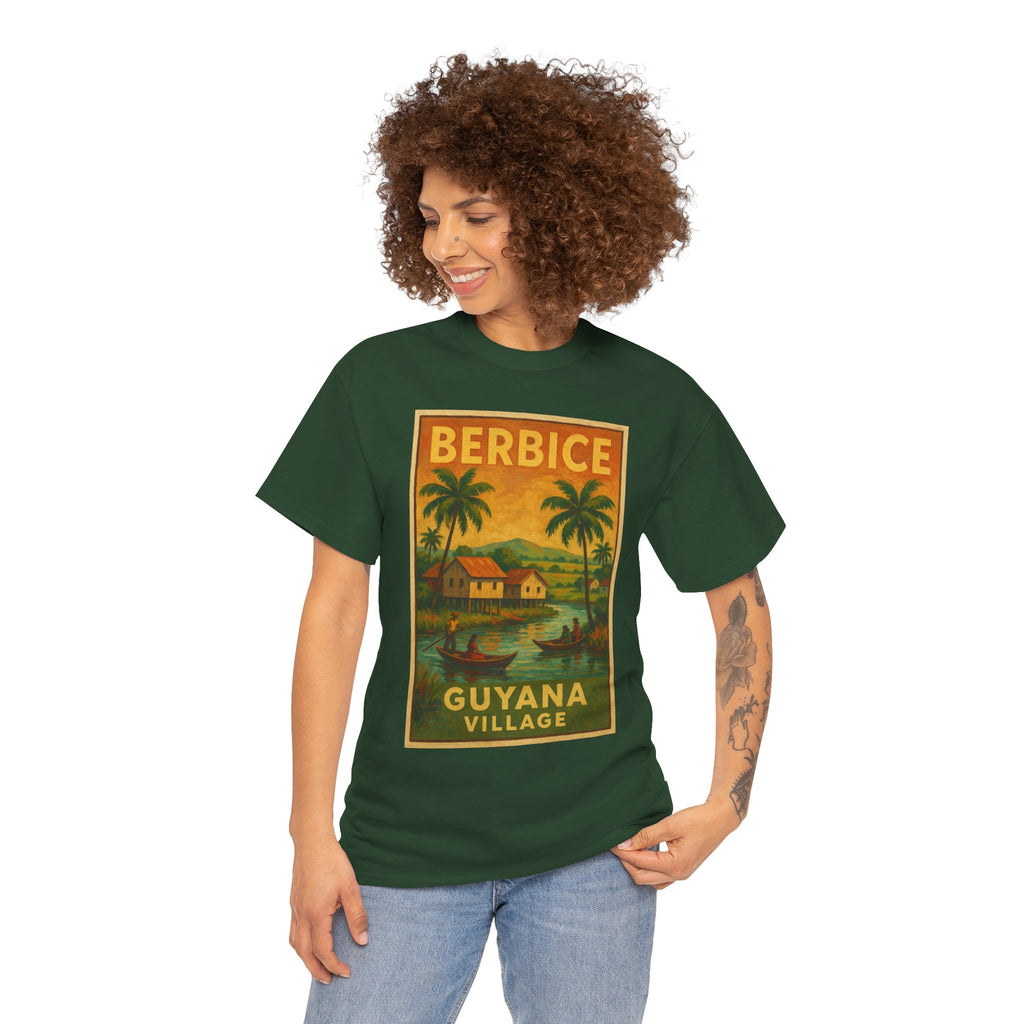 Guyana - Berbice Vintage Poster T-Shirt
