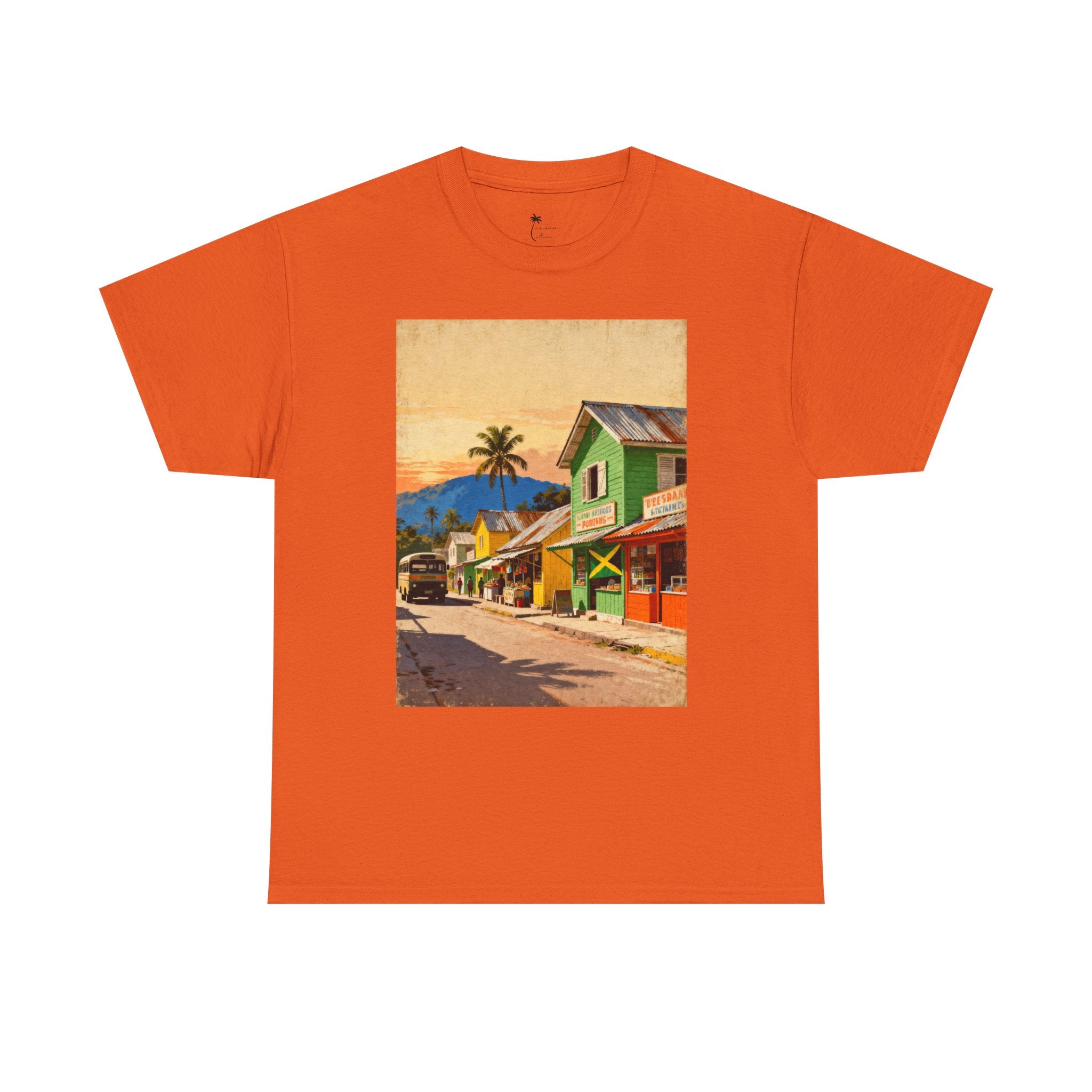 Jamaica Street Scene Vintage T‑Shirt