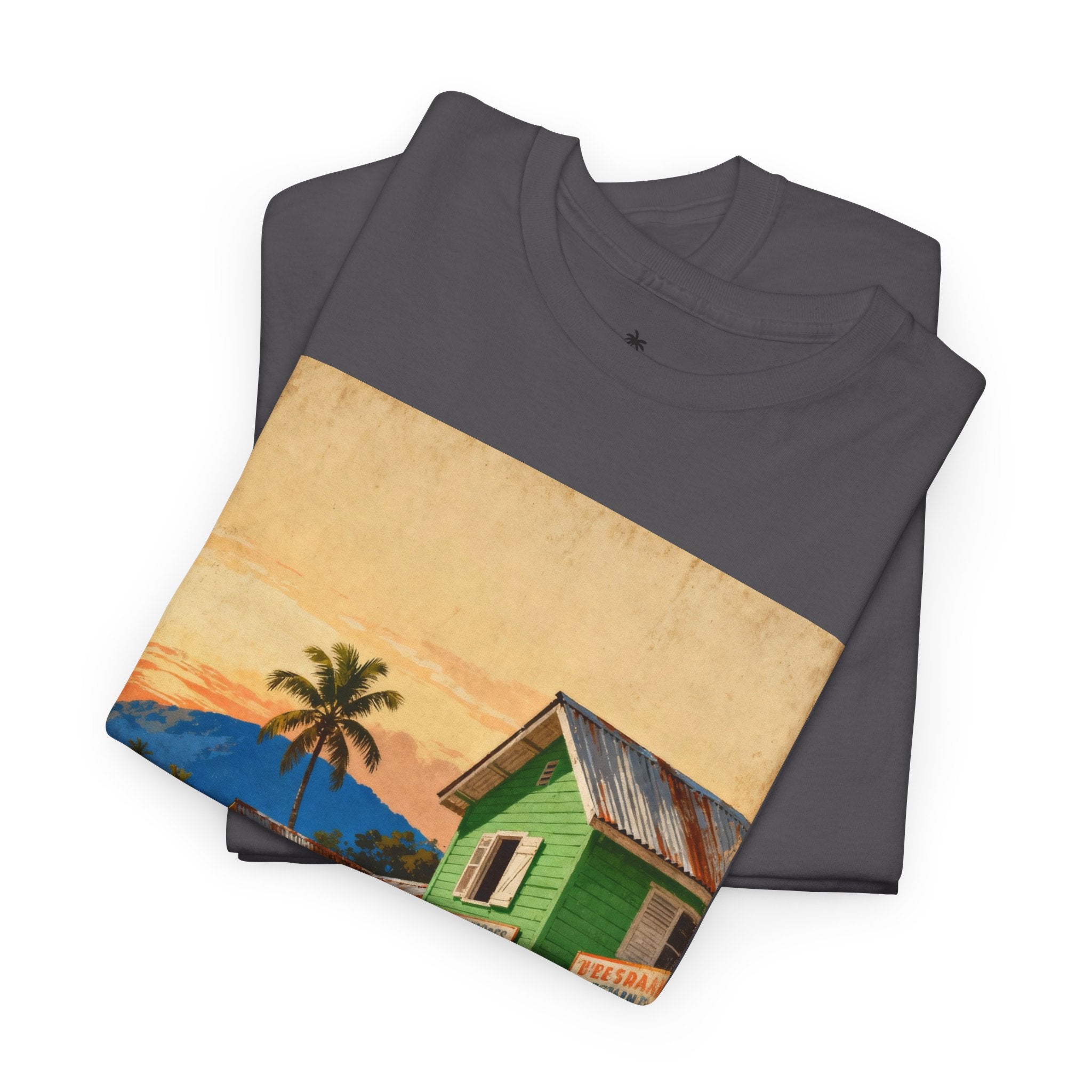 Jamaica Street Scene Vintage T‑Shirt