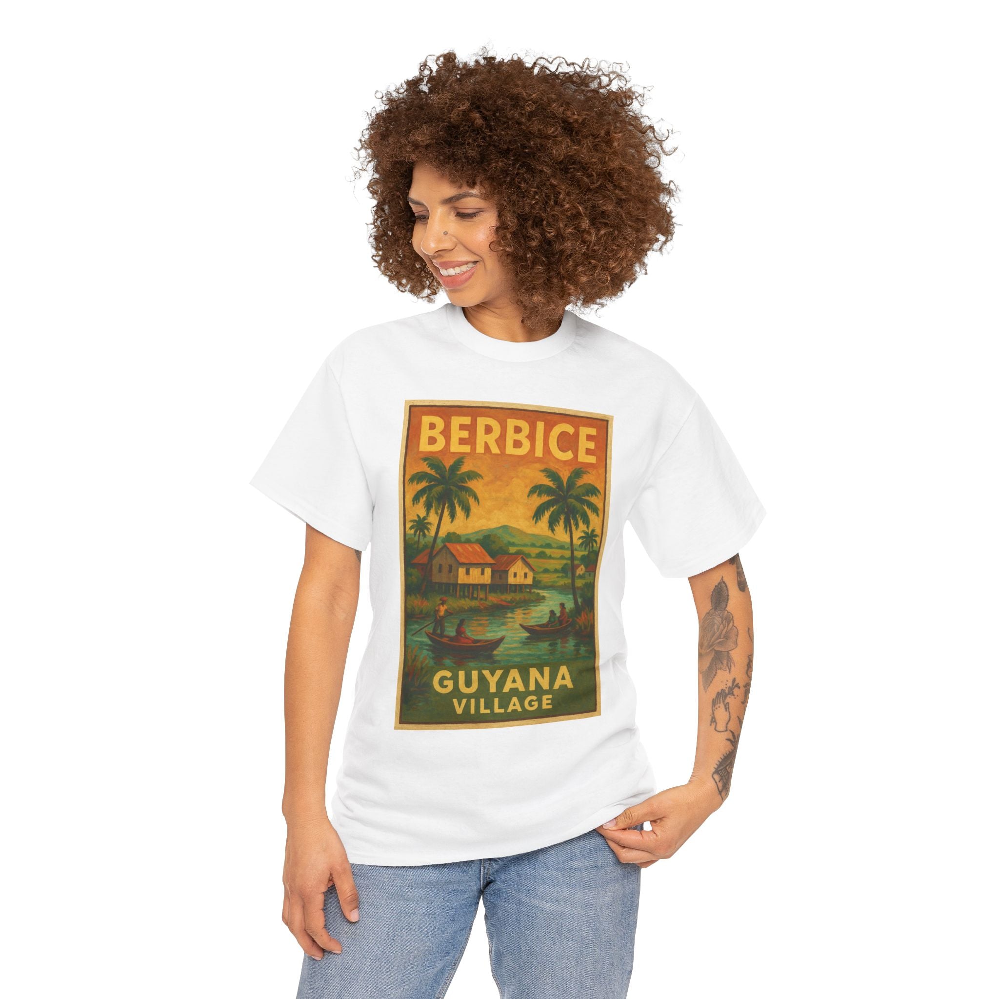 Guyana - Berbice Vintage Poster T-Shirt