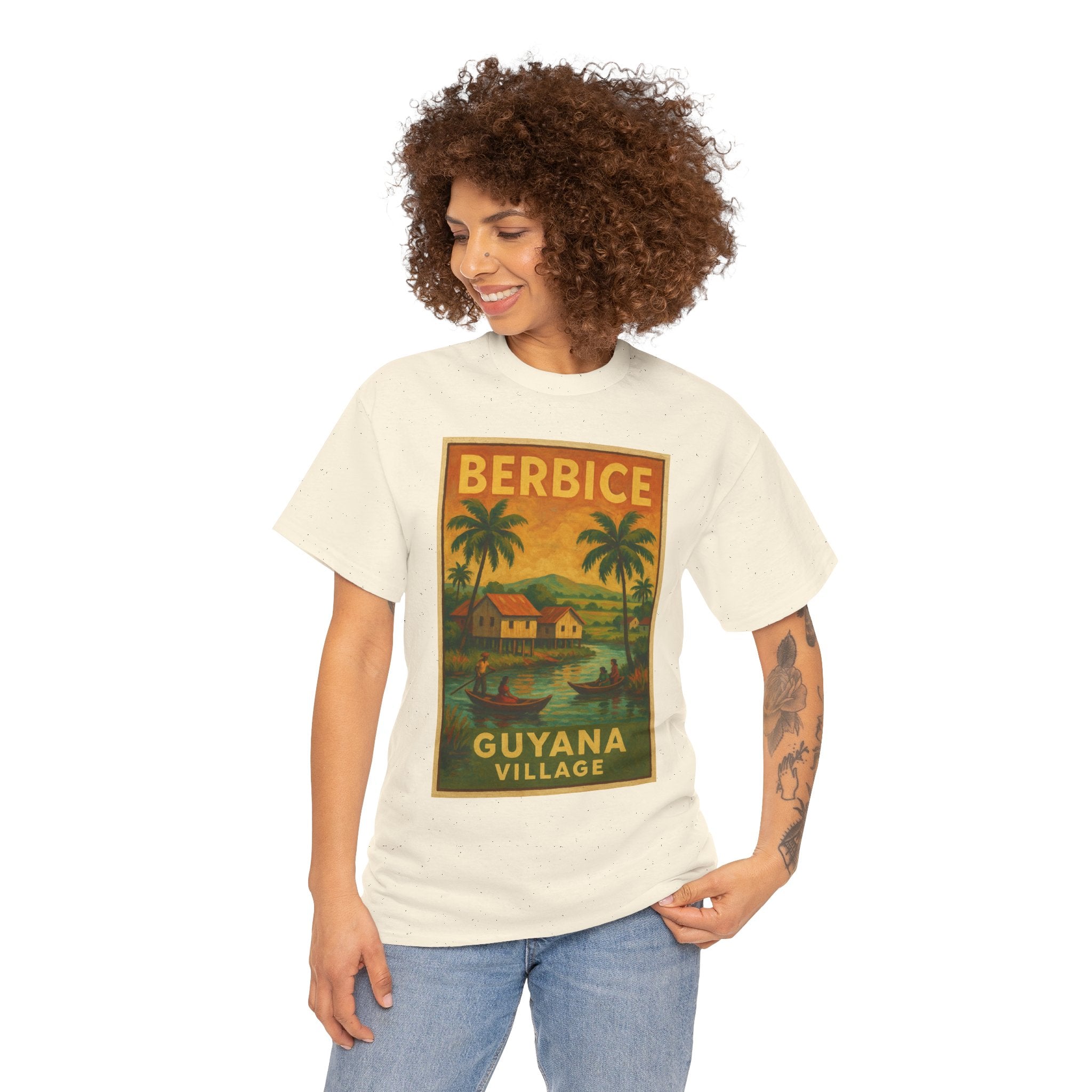 Guyana - Berbice Vintage Poster T-Shirt