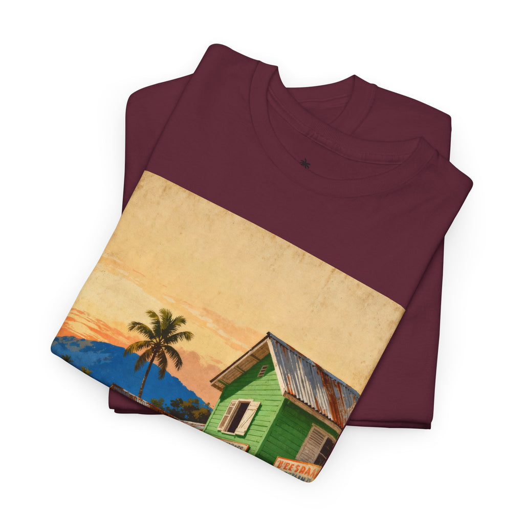 Jamaica Street Scene Vintage T‑Shirt