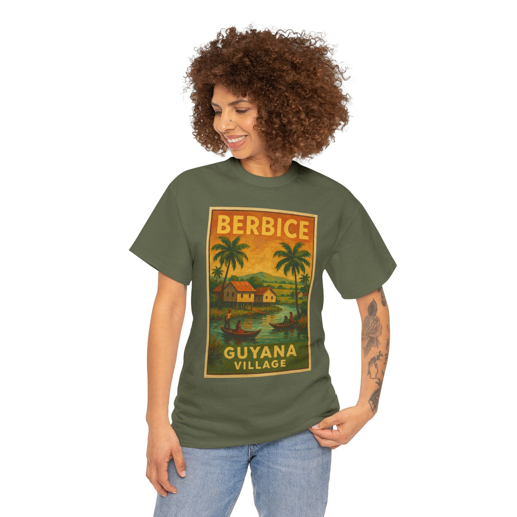 Guyana - Berbice Vintage Poster T-Shirt