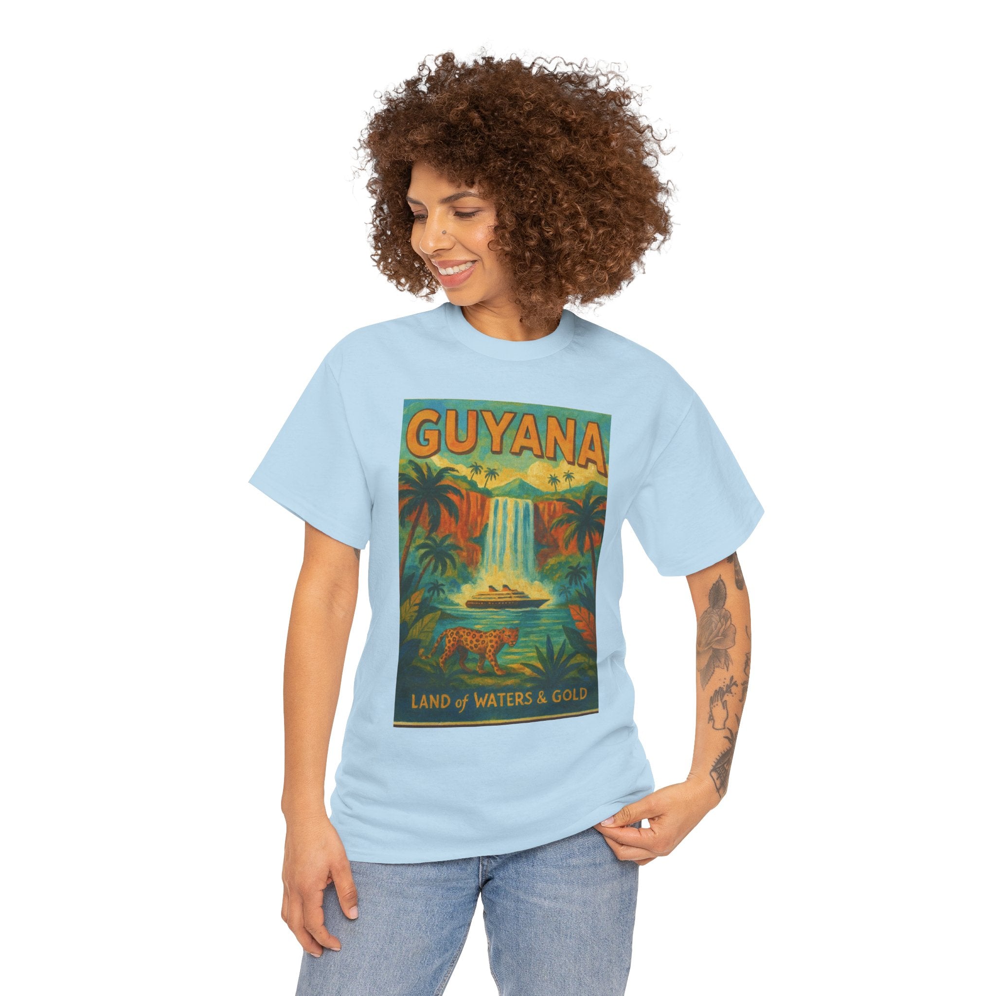 Guyana - Kaieteur Falls Vintage Travel T-Shirt