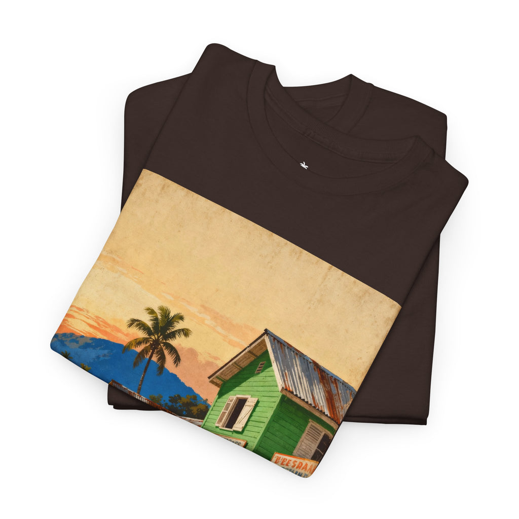 Jamaica Street Scene Vintage T‑Shirt