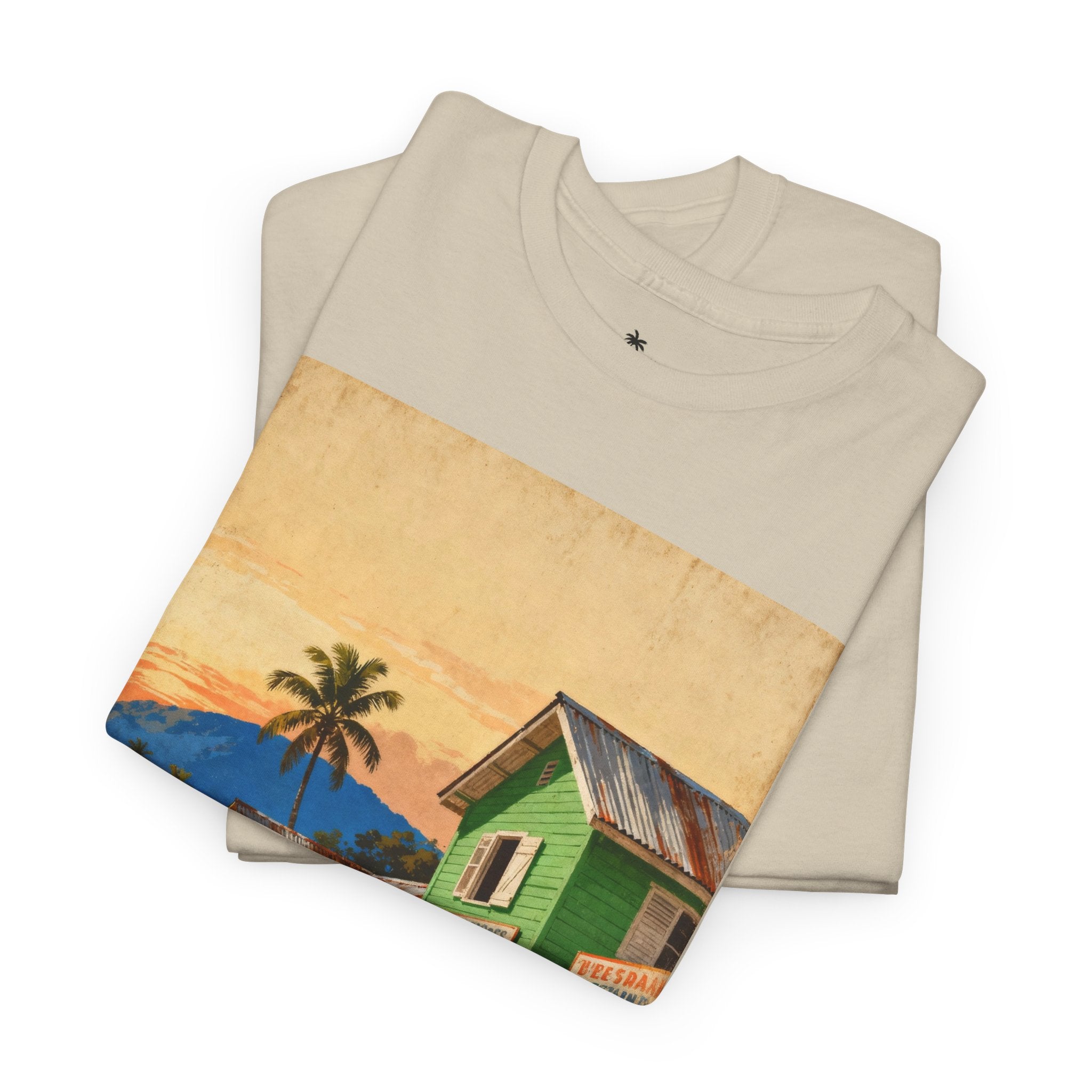 Jamaica Street Scene Vintage T‑Shirt