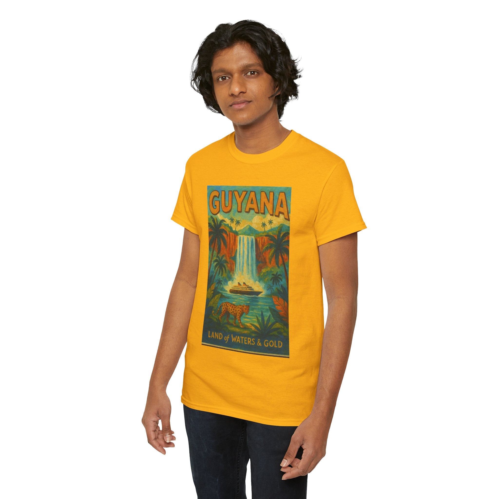 Guyana - Kaieteur Falls Vintage Travel T-Shirt