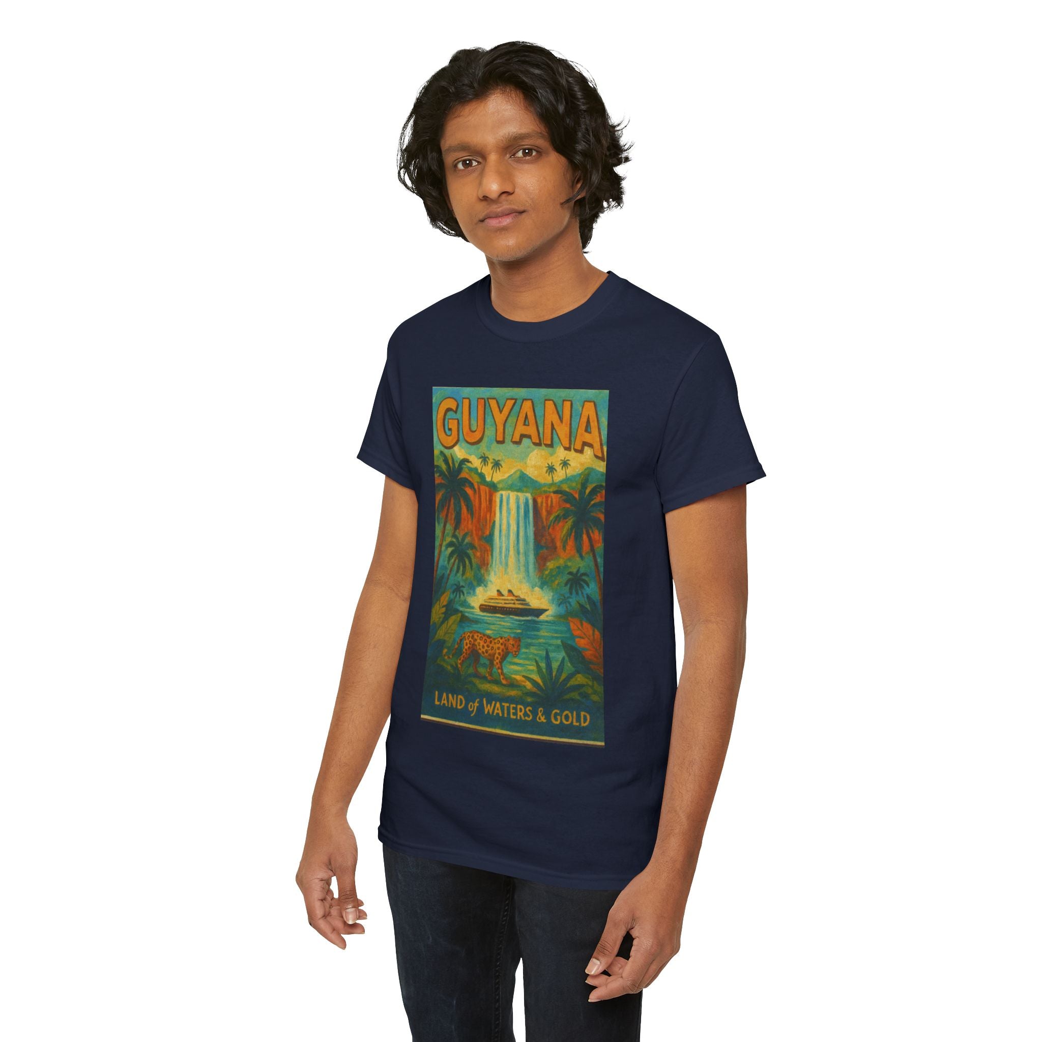 Guyana - Kaieteur Falls Vintage Travel T-Shirt