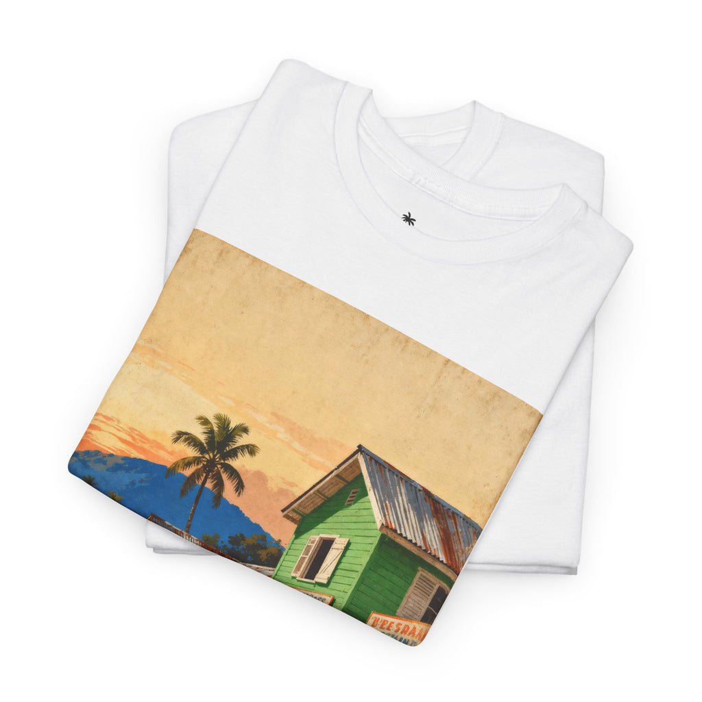 Jamaica Street Scene Vintage T‑Shirt