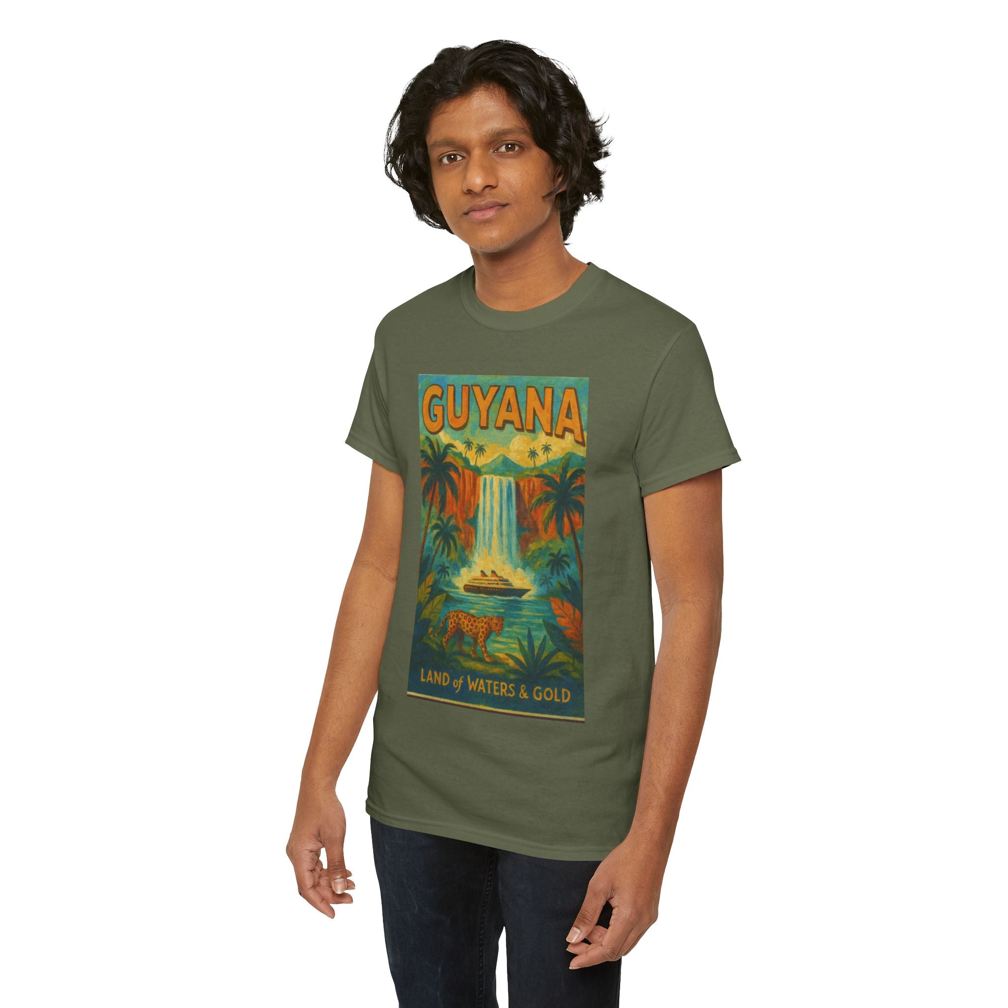 Guyana - Kaieteur Falls Vintage Travel T-Shirt