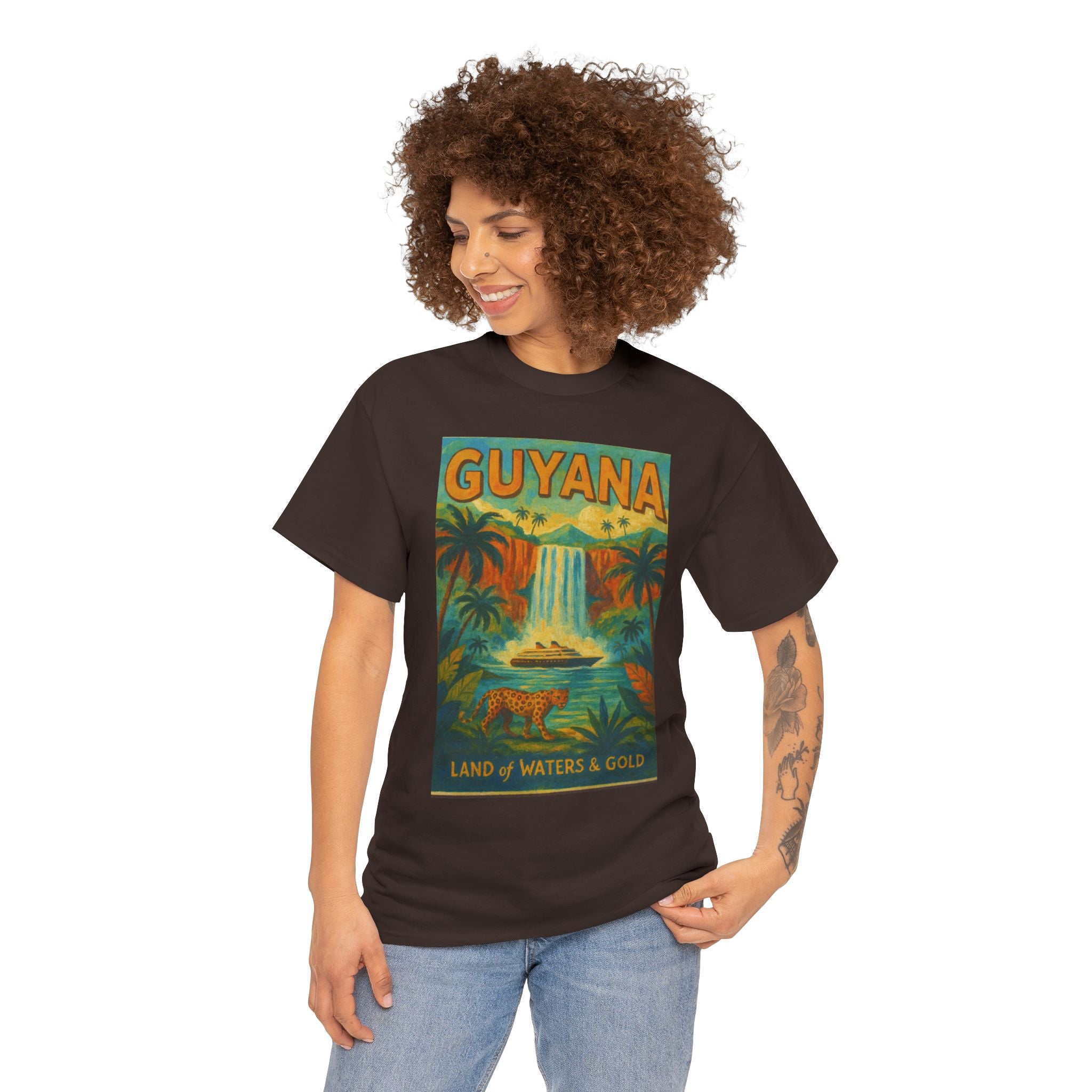 Guyana - Kaieteur Falls Vintage Travel T-Shirt