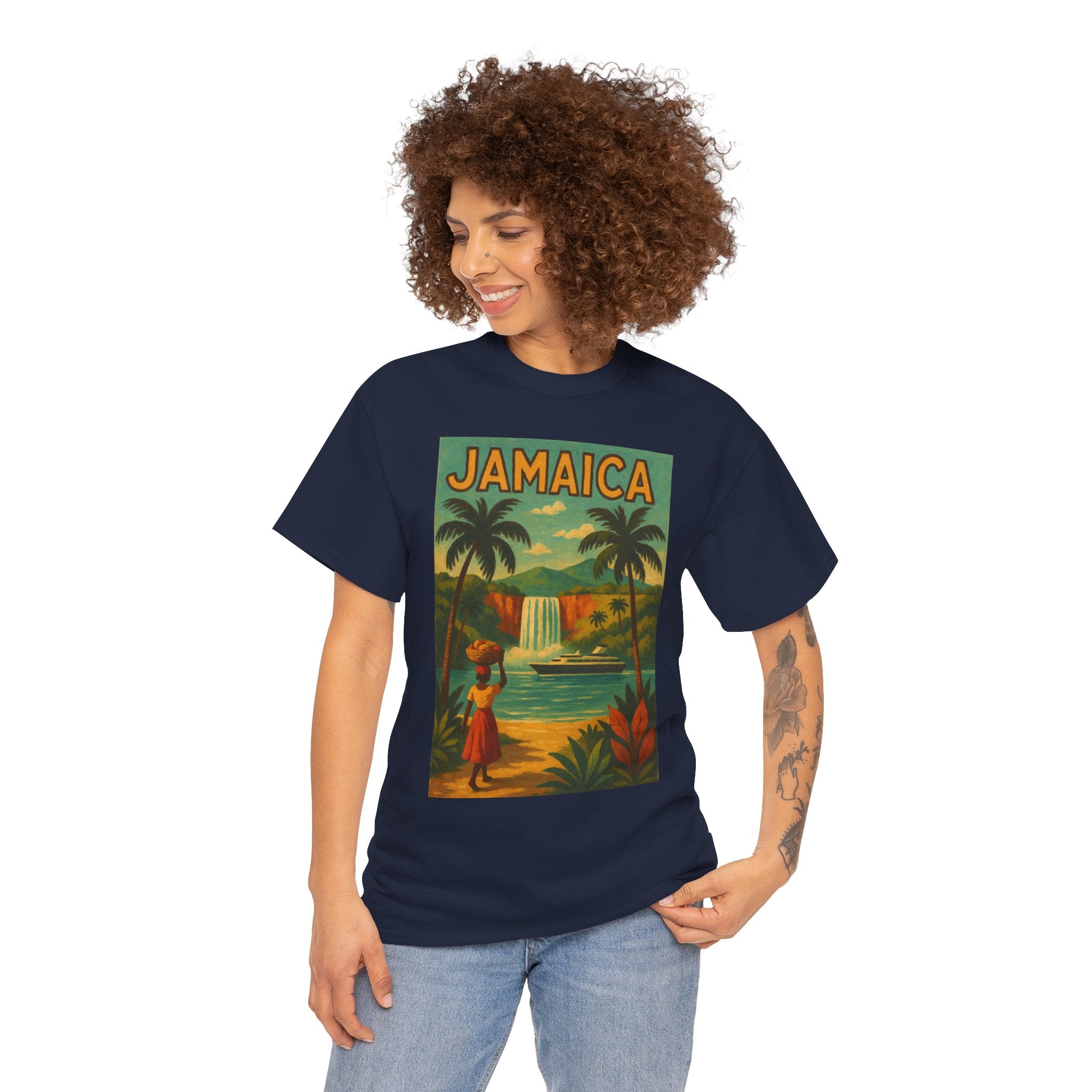 Jamaica - Waterfall Vintage T-Shirt