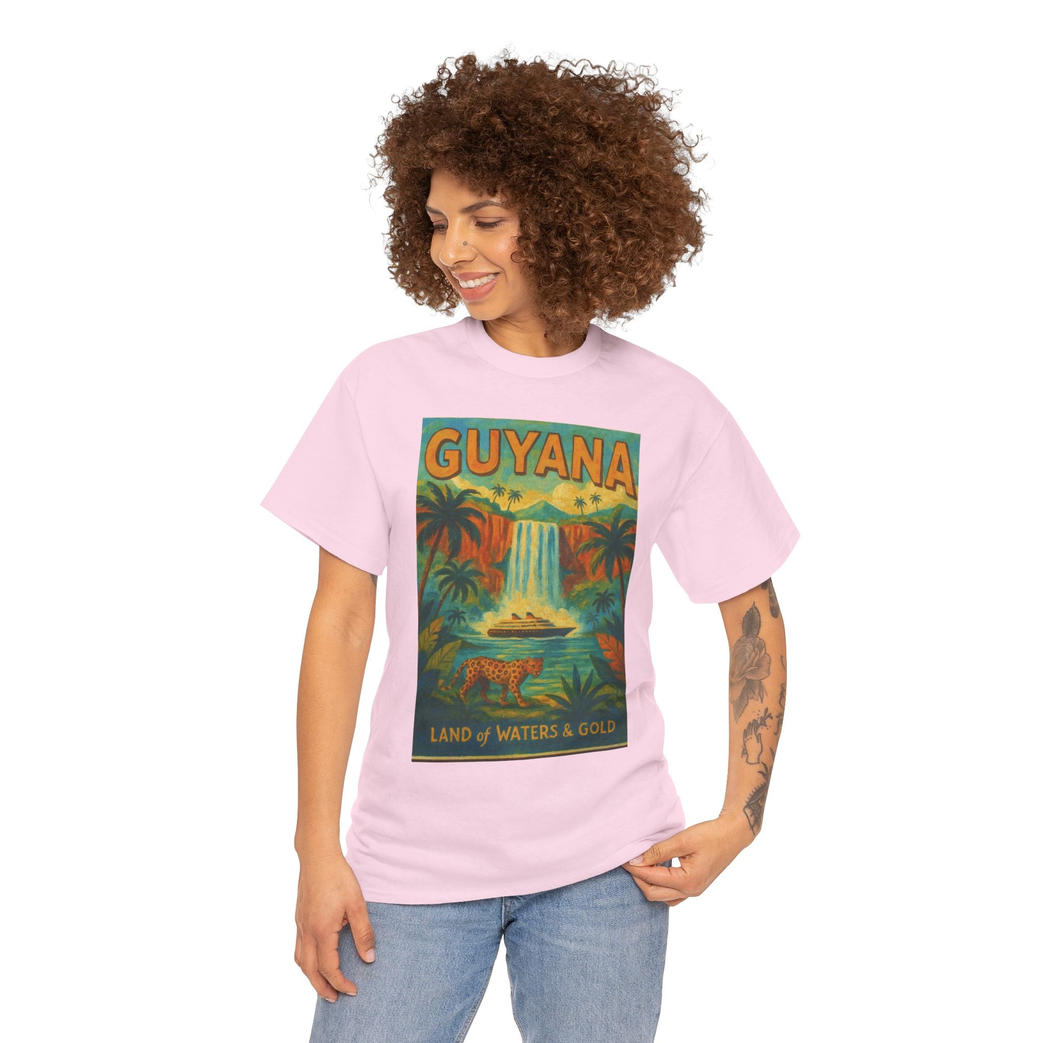 Guyana - Kaieteur Falls Vintage Travel T-Shirt