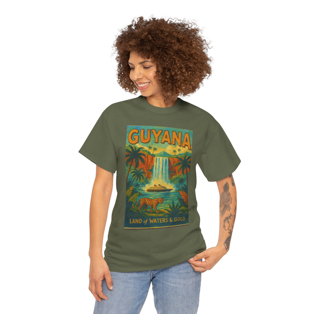 Guyana - Kaieteur Falls Vintage Travel T-Shirt