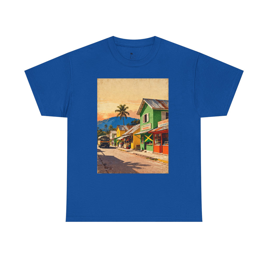 Jamaica Street Scene Vintage T‑Shirt
