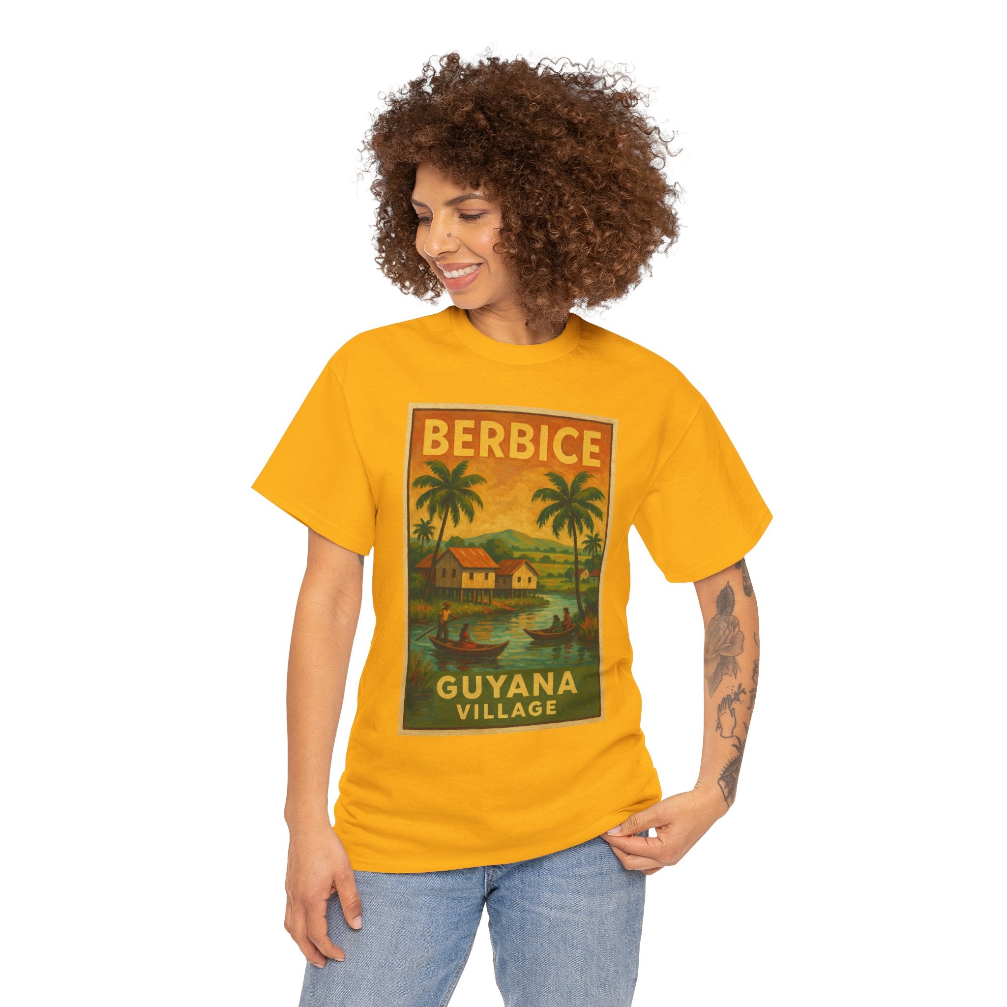 Guyana - Berbice Vintage Poster T-Shirt