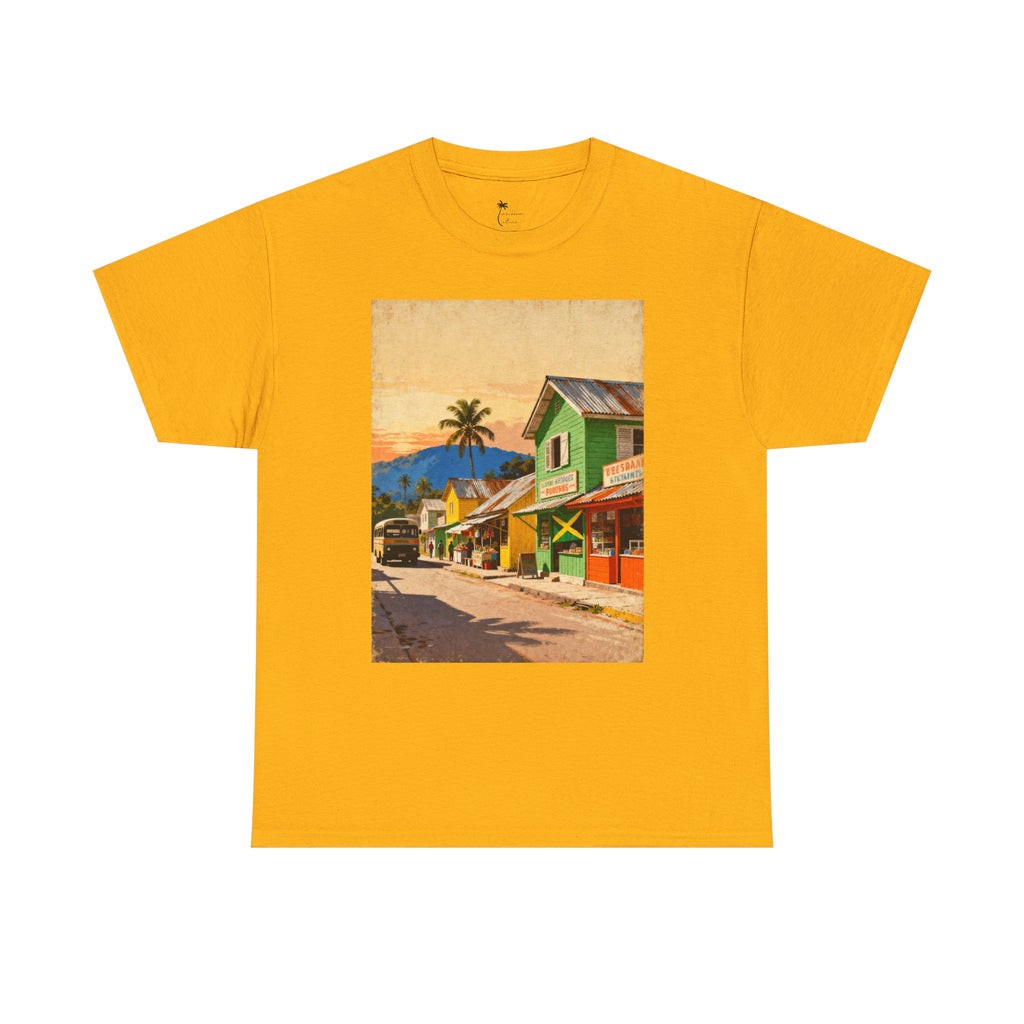 Jamaica Street Scene Vintage T‑Shirt