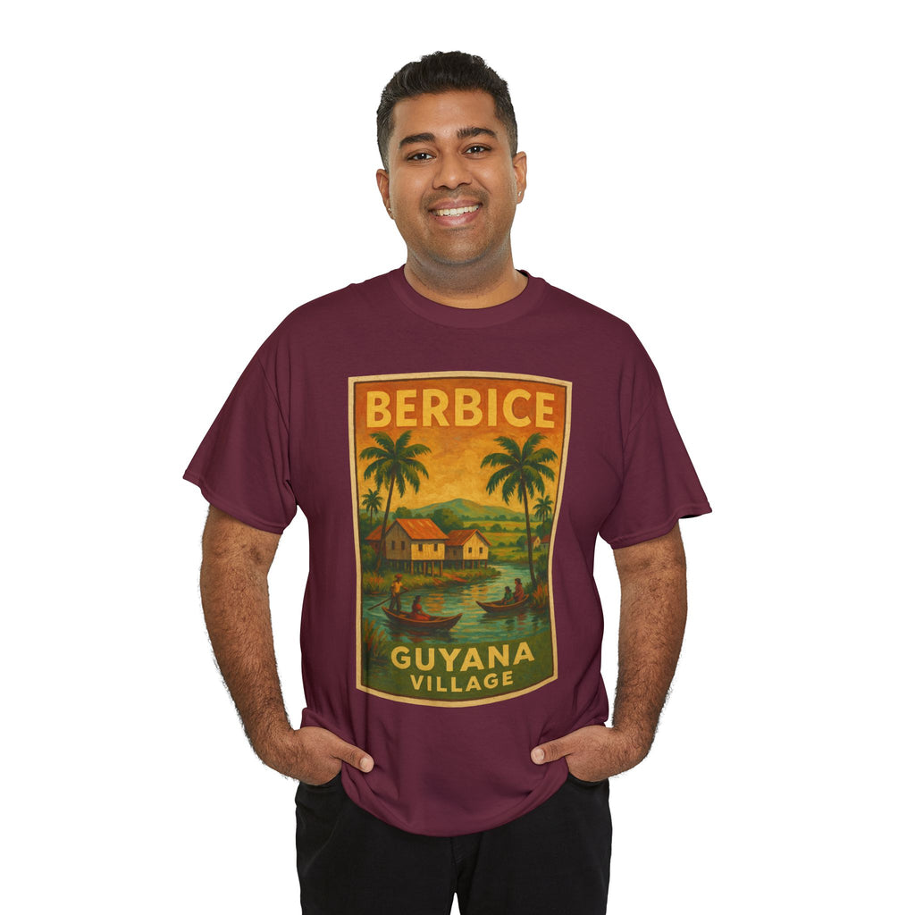 Guyana - Berbice Vintage Poster T-Shirt