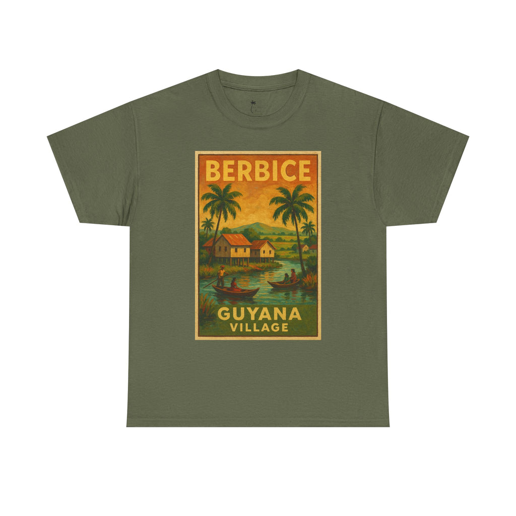 Guyana - Berbice Vintage Poster T-Shirt