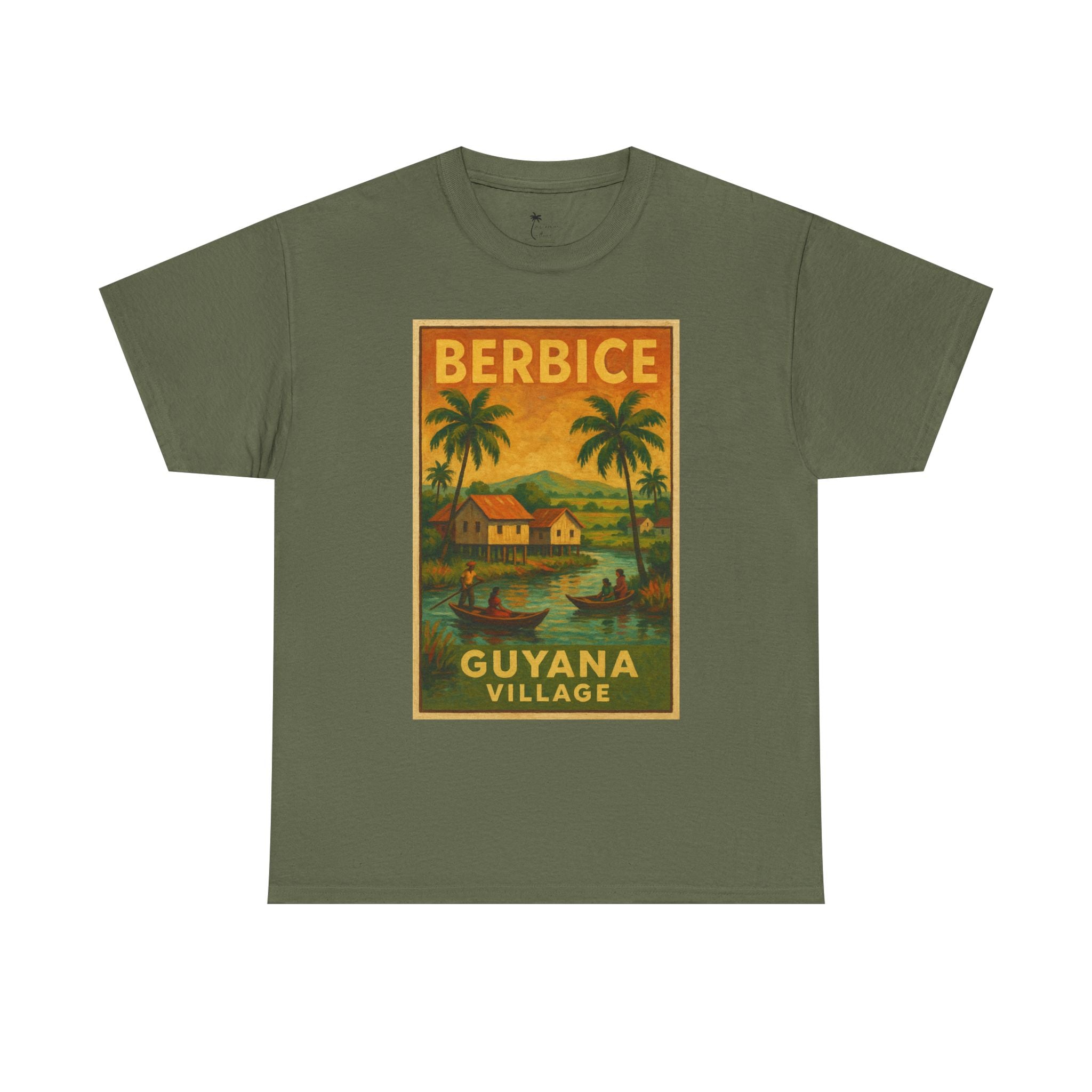 Guyana - Berbice Vintage Poster T-Shirt