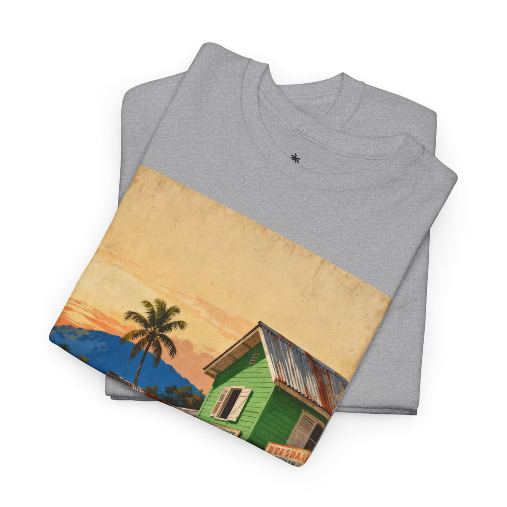 Jamaica Street Scene Vintage T‑Shirt