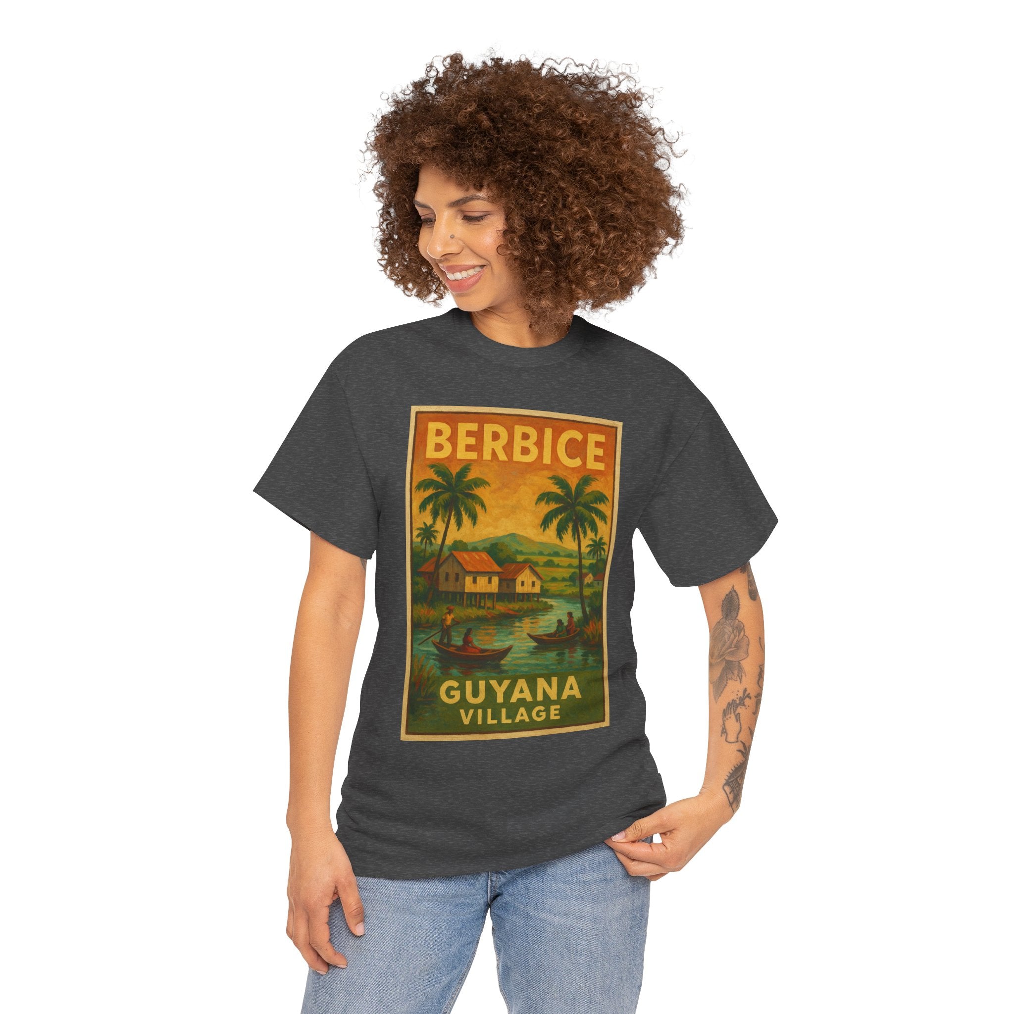 Guyana - Berbice Vintage Poster T-Shirt