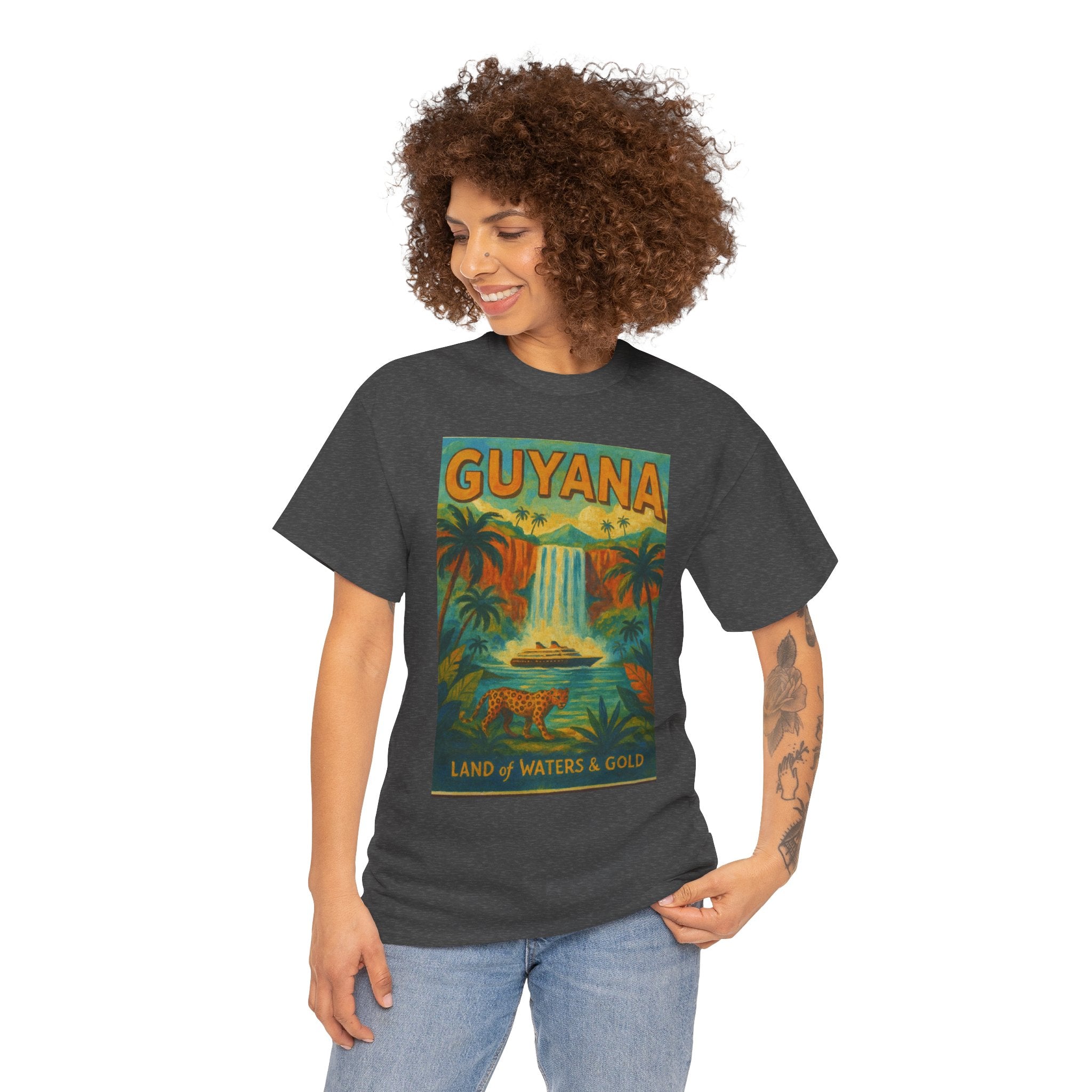 Guyana - Kaieteur Falls Vintage Travel T-Shirt