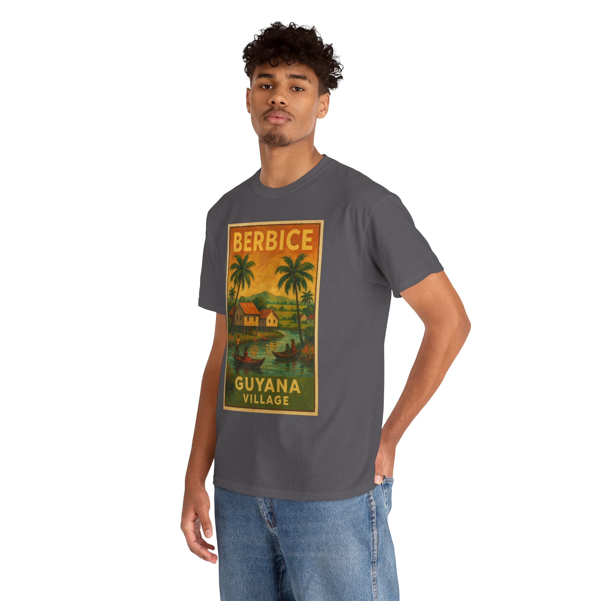Guyana - Berbice Vintage Poster T-Shirt
