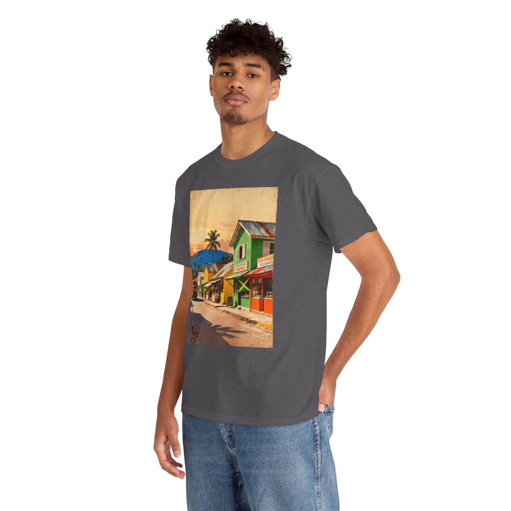 Jamaica Street Scene Vintage T‑Shirt