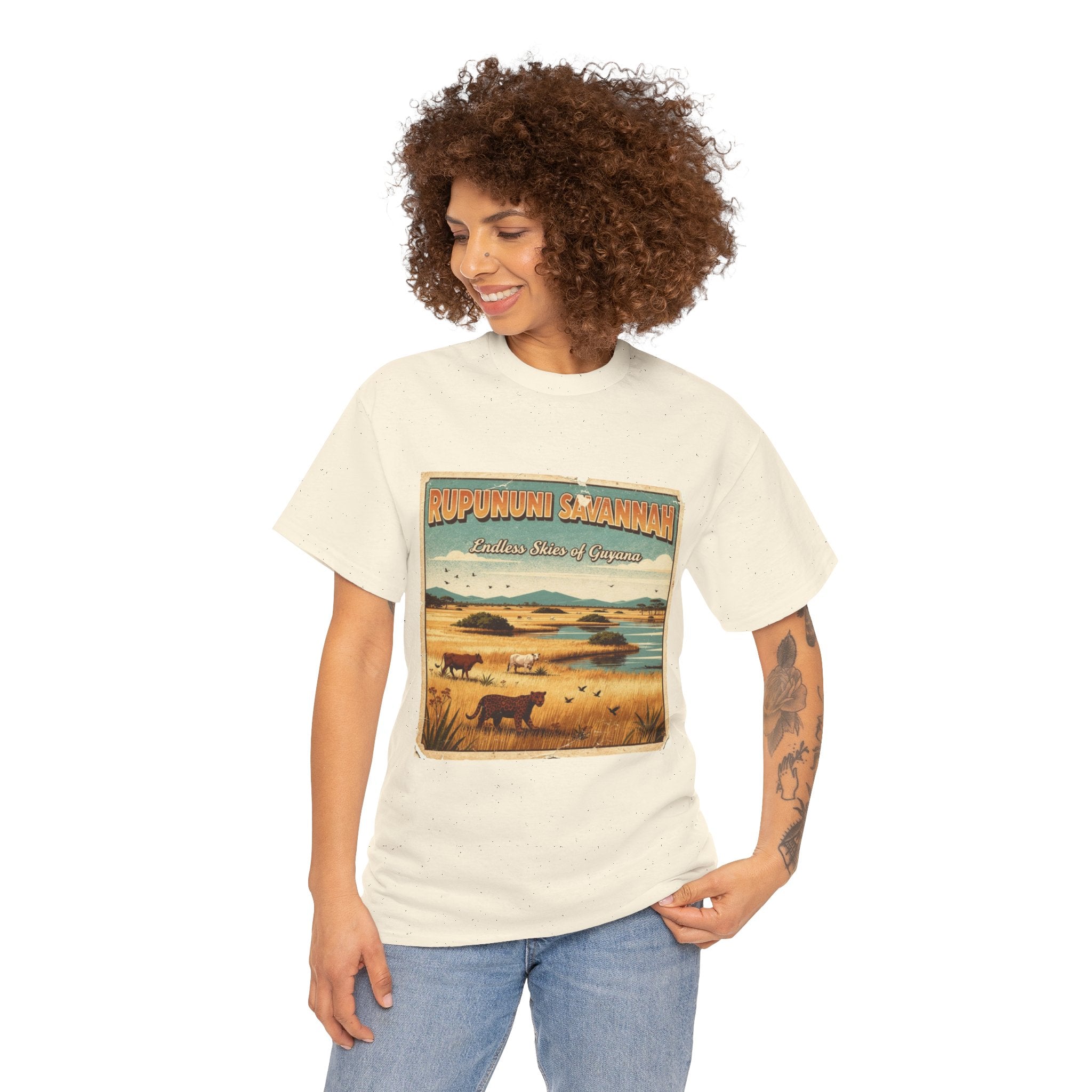 Guyana - Rupununi Savannah Wildlife Vintage Tee