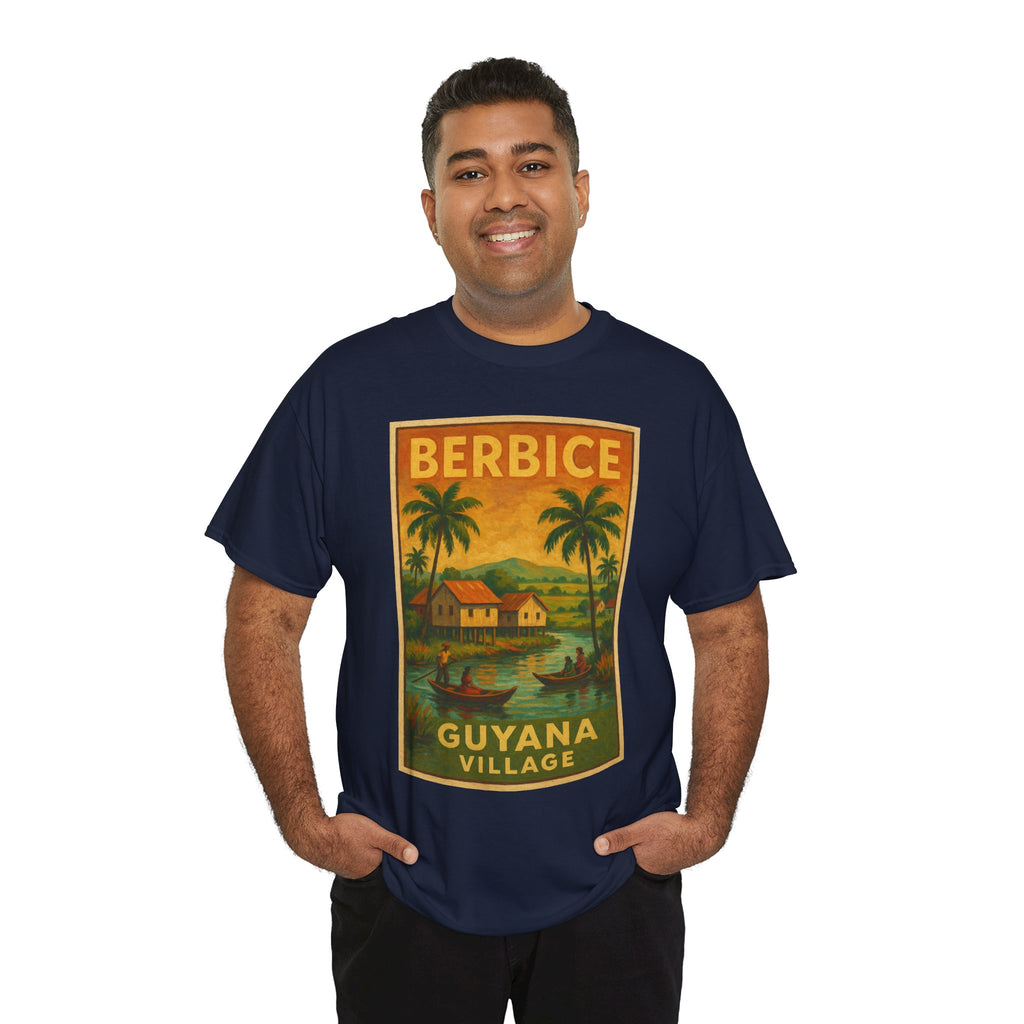 Guyana - Berbice Vintage Poster T-Shirt
