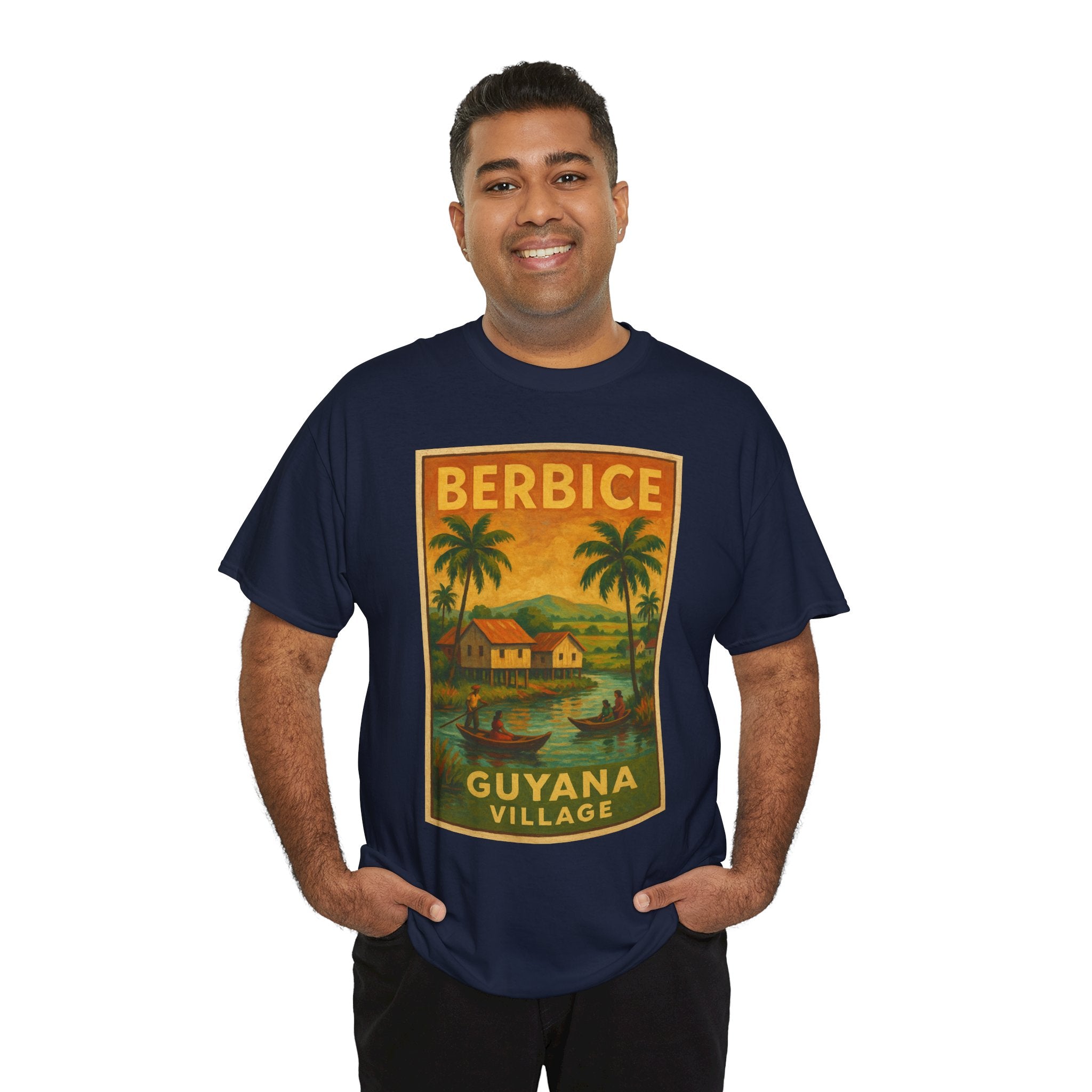 Guyana - Berbice Vintage Poster T-Shirt