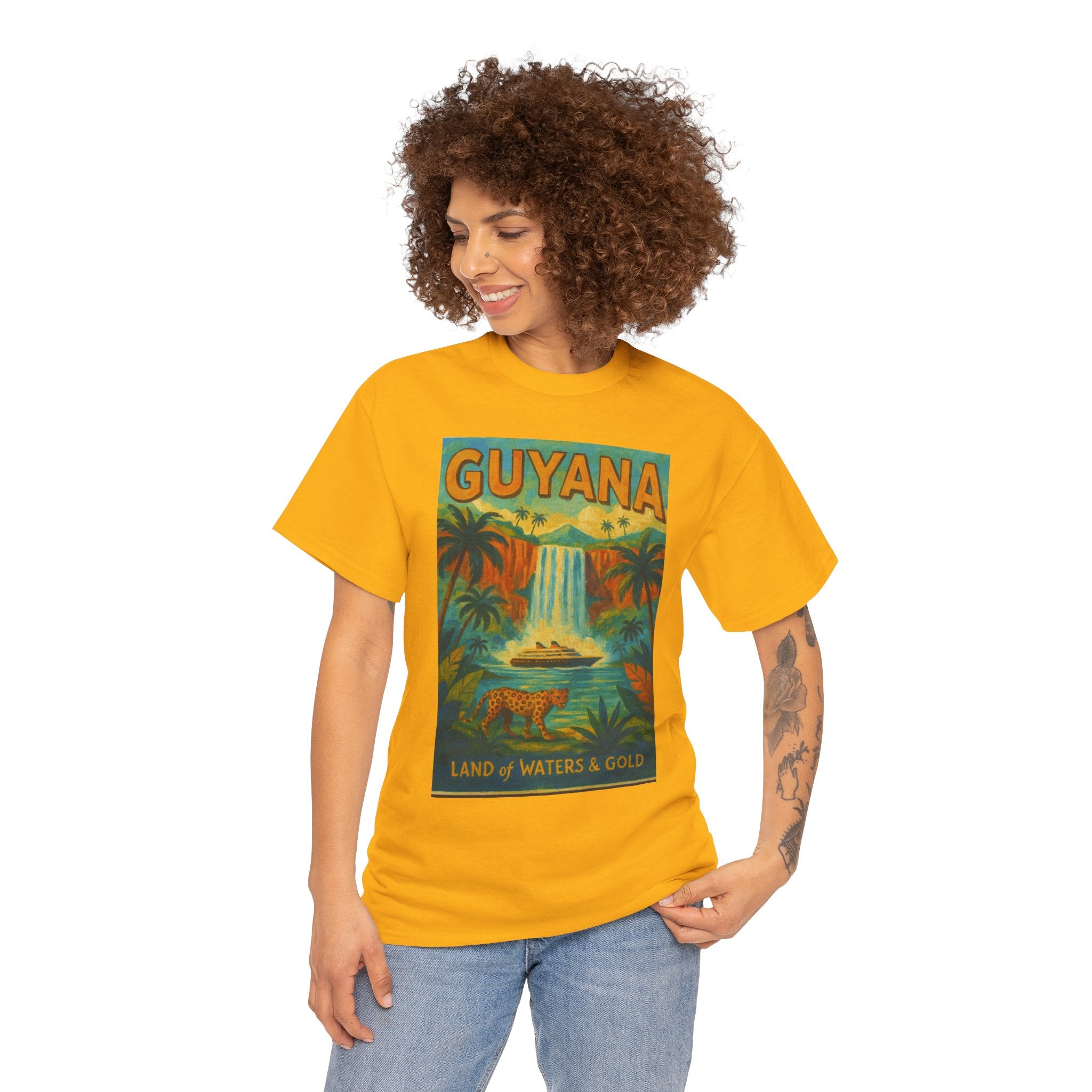 Guyana - Kaieteur Falls Vintage Travel T-Shirt