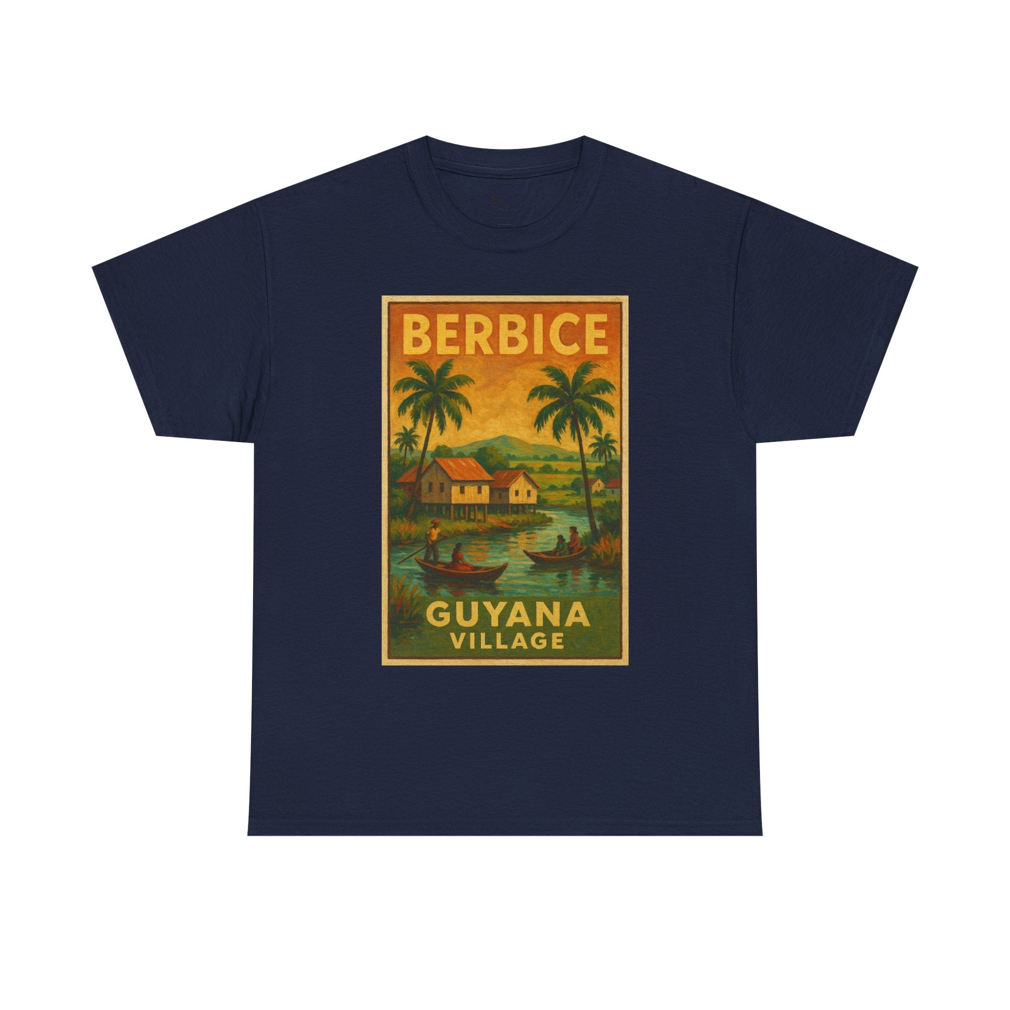 Guyana - Berbice Vintage Poster T-Shirt