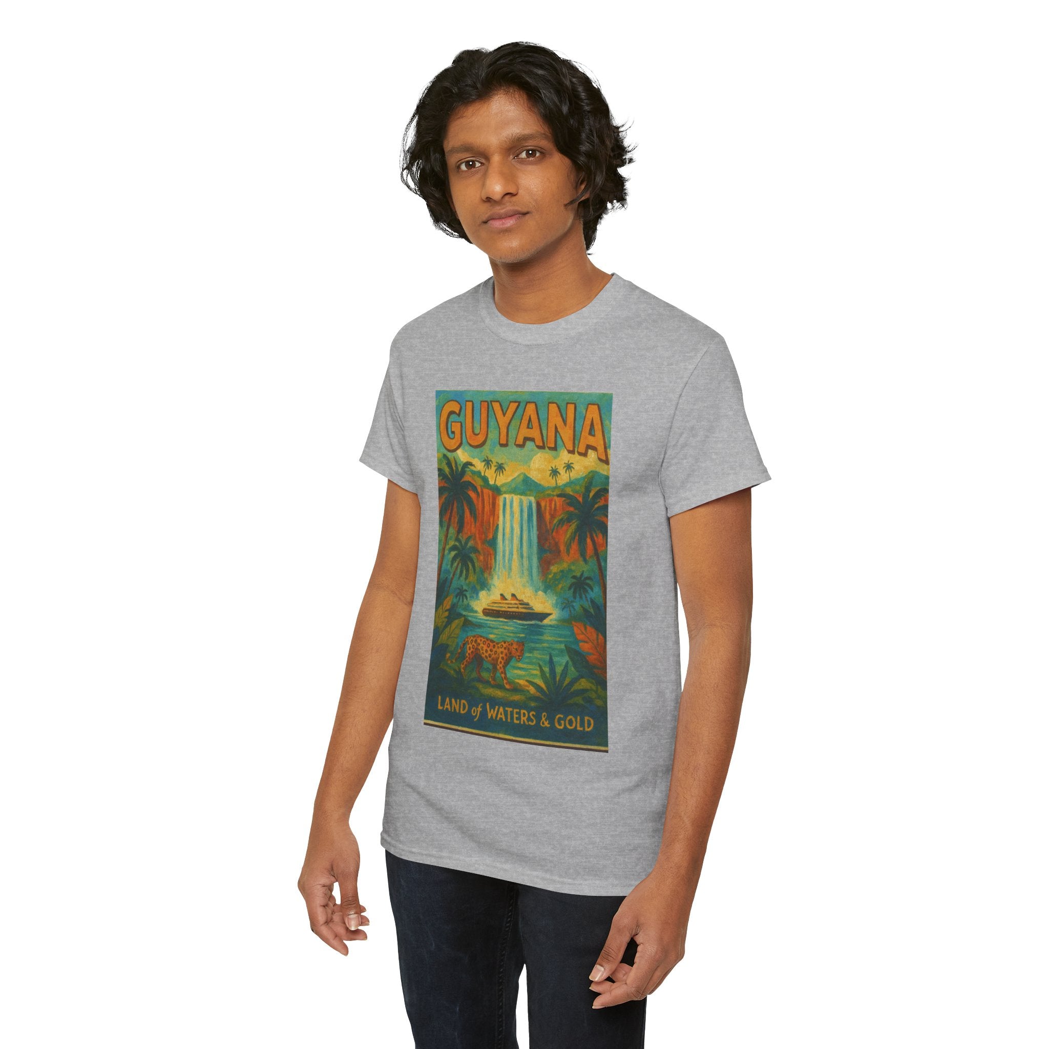 Guyana - Kaieteur Falls Vintage Travel T-Shirt