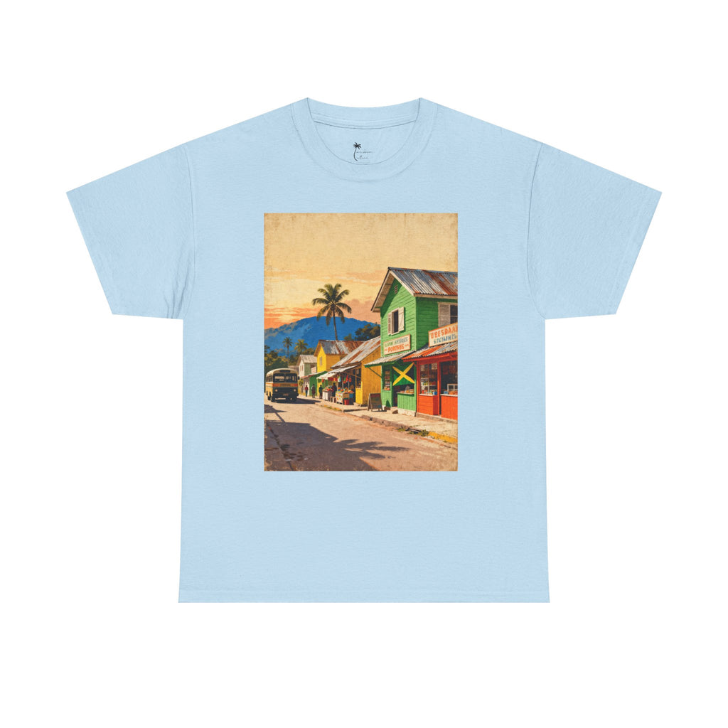 Jamaica Street Scene Vintage T‑Shirt