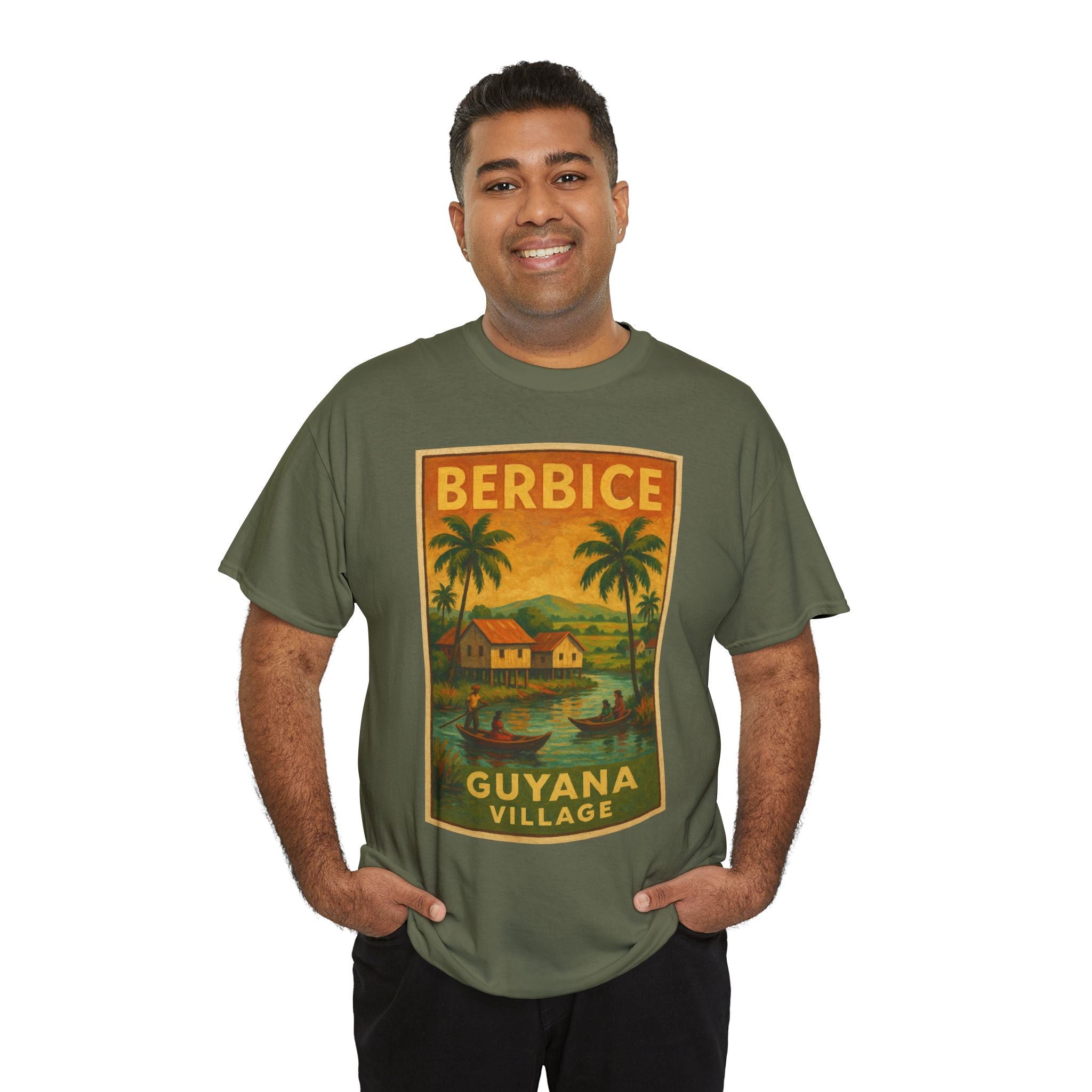 Guyana - Berbice Vintage Poster T-Shirt