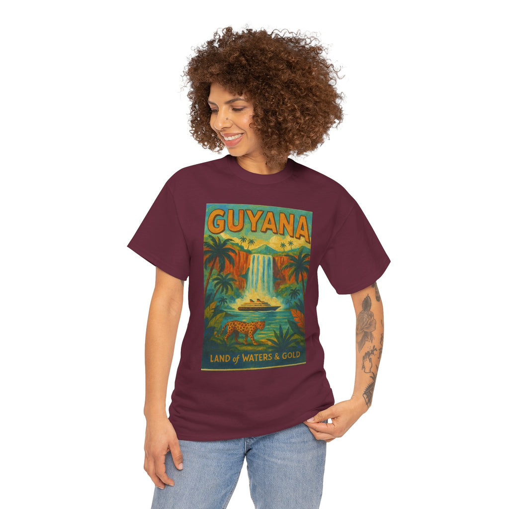 Guyana - Kaieteur Falls Vintage Travel T-Shirt