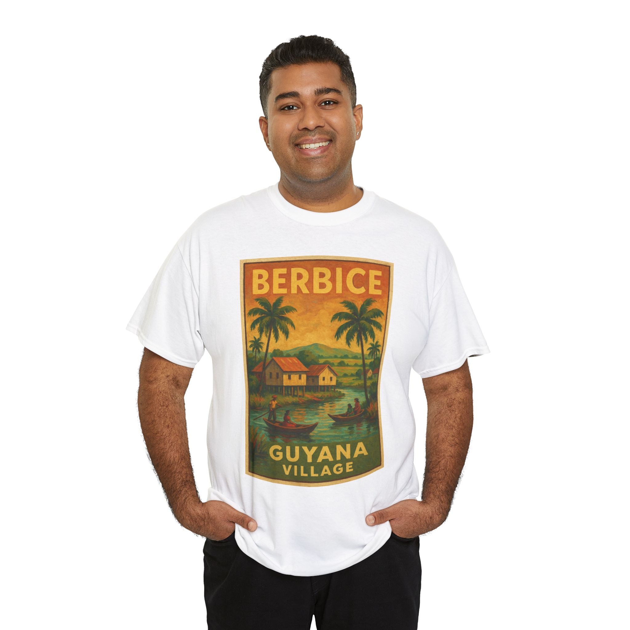 Guyana - Berbice Vintage Poster T-Shirt