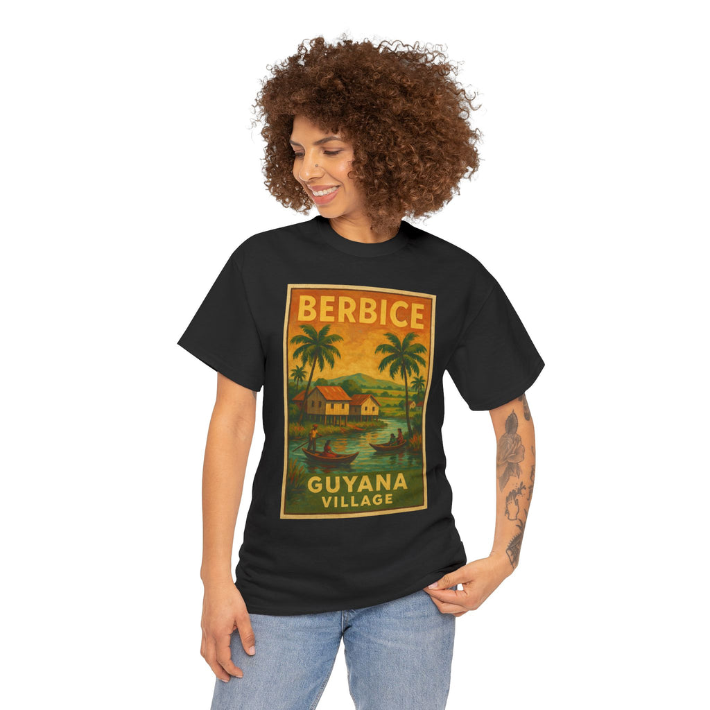 Guyana - Berbice Vintage Poster T-Shirt