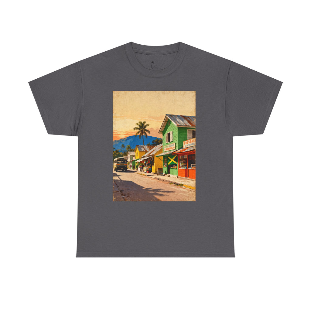 Jamaica Street Scene Vintage T‑Shirt