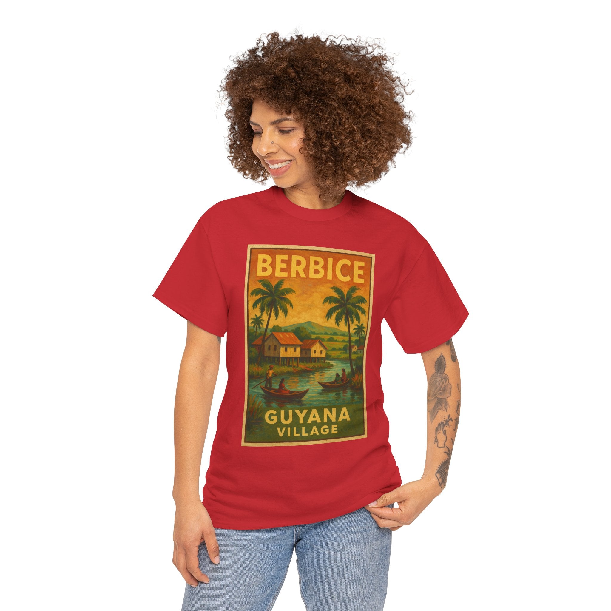 Guyana - Berbice Vintage Poster T-Shirt