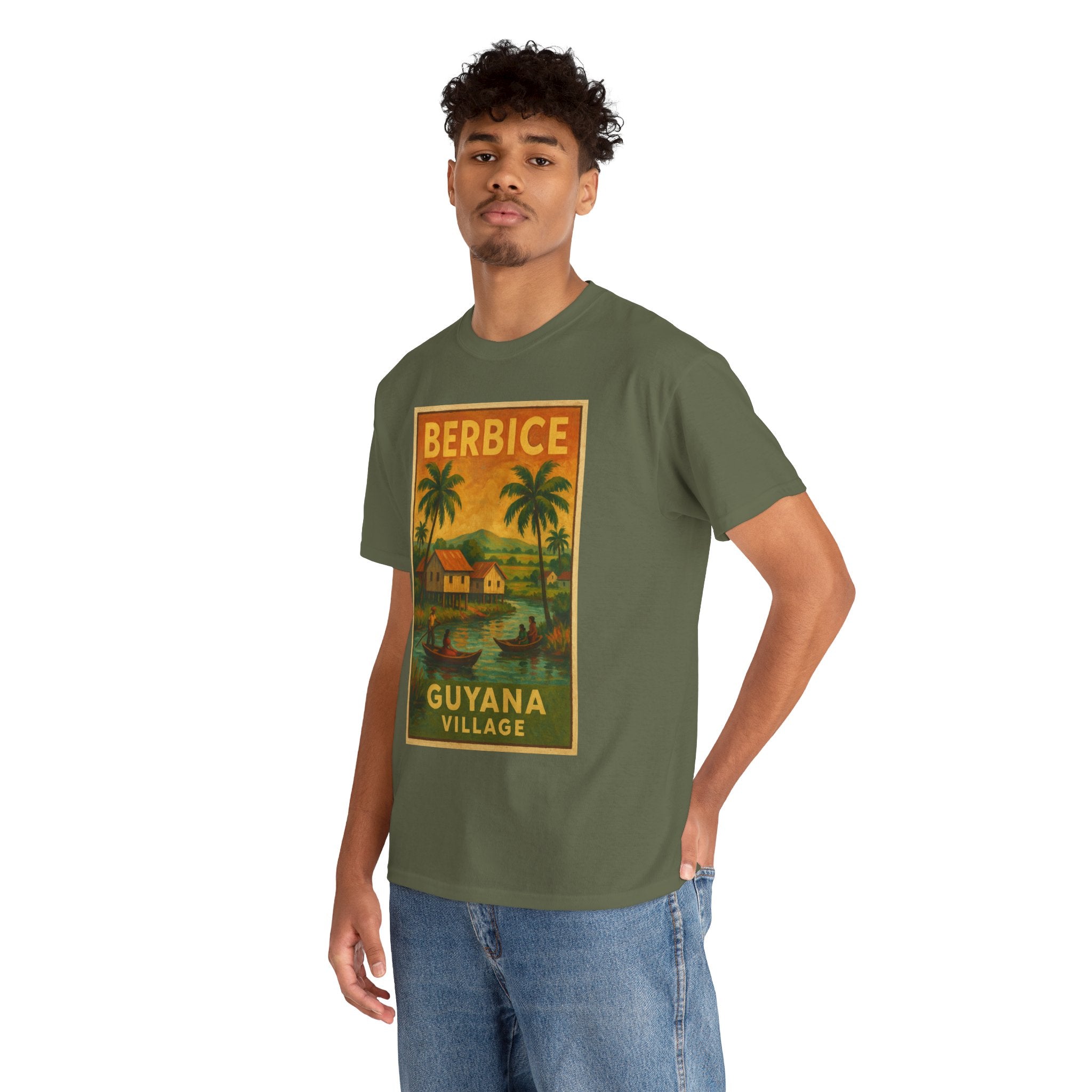 Guyana - Berbice Vintage Poster T-Shirt