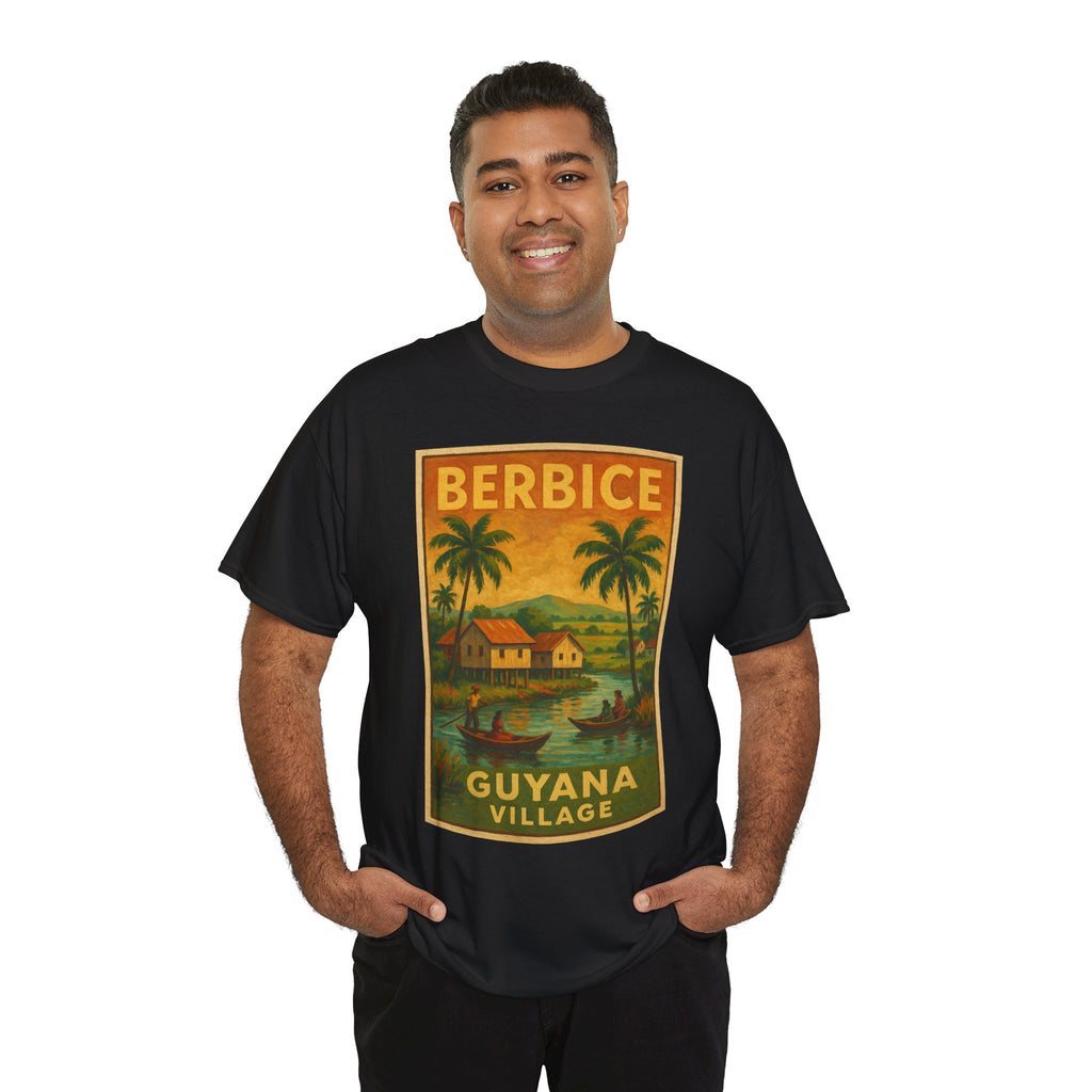 Guyana - Berbice Vintage Poster T-Shirt