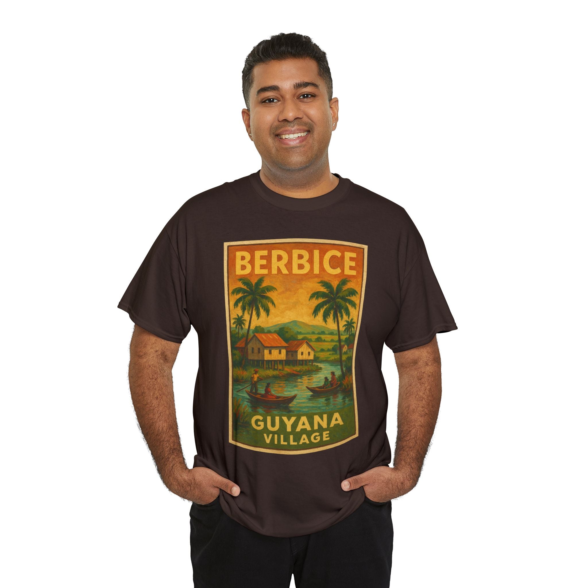 Guyana - Berbice Vintage Poster T-Shirt