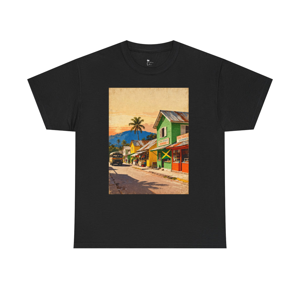 Jamaica Street Scene Vintage T‑Shirt