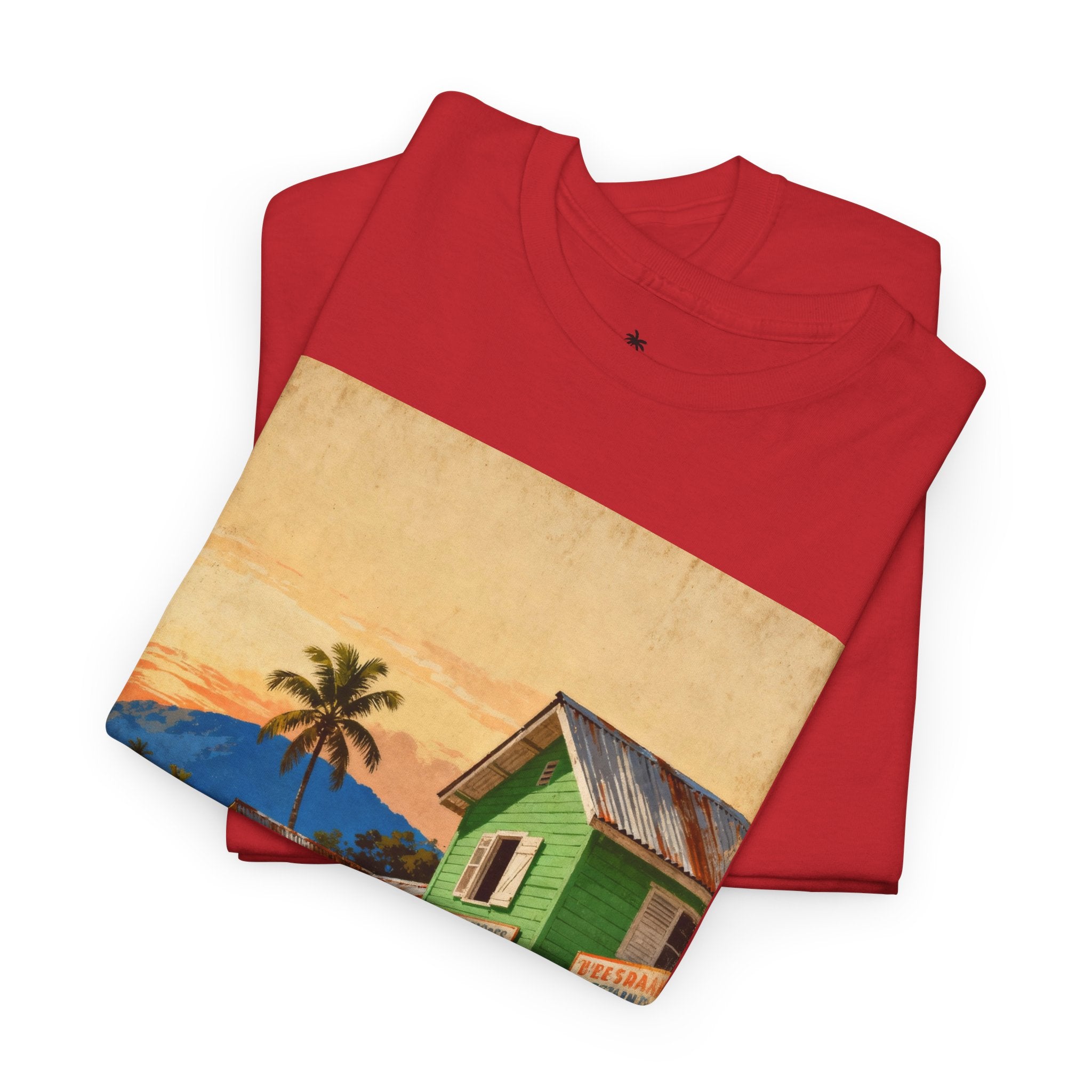 Jamaica Street Scene Vintage T‑Shirt